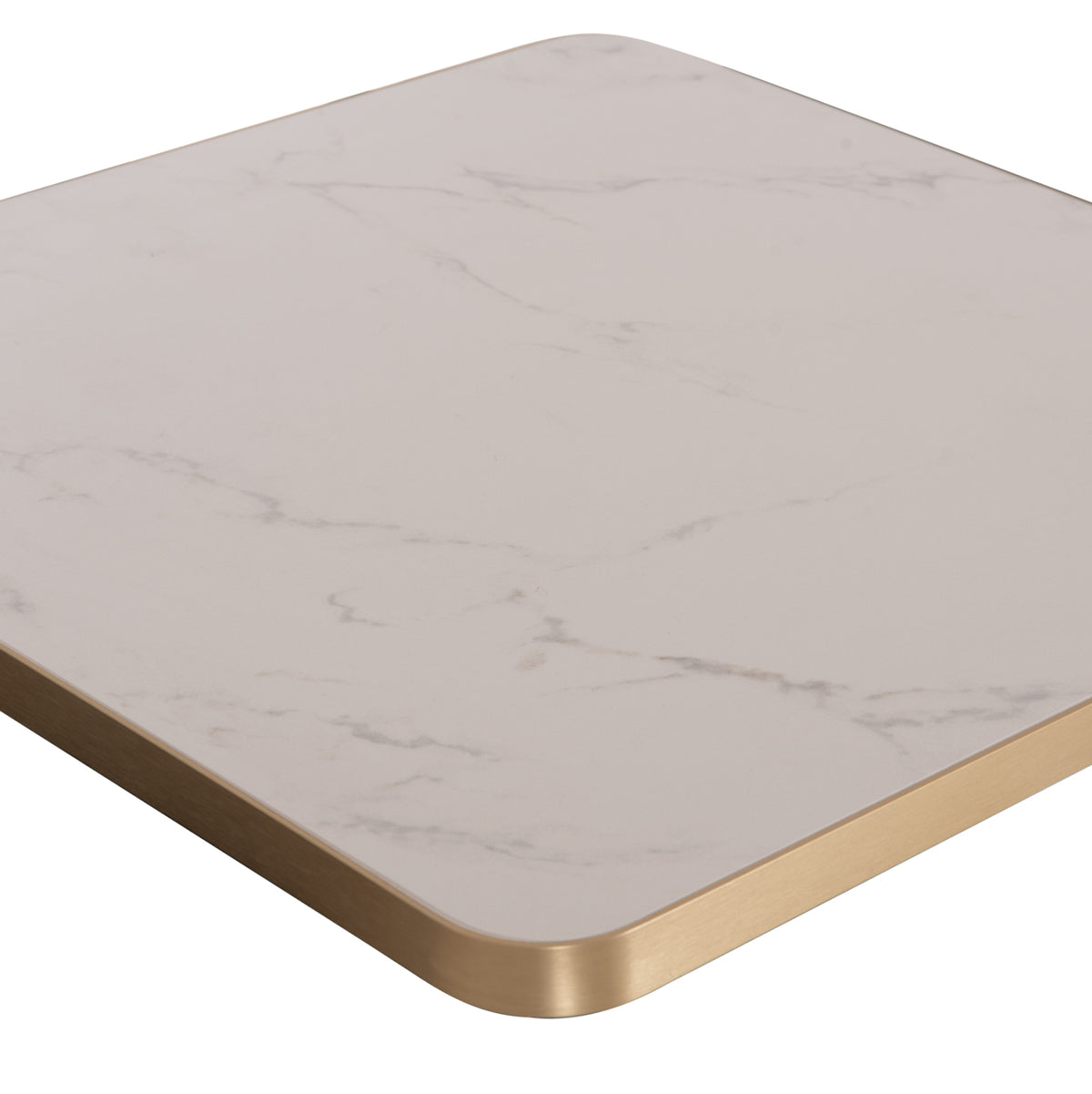 ΕΠΙΦΑΝΕΙΑ ΤΡΑΠΕΖΙΟΥ SINTERED STONE ΤΕΤΡΑΓΩΝΗ HM6654.12 ΛΕΥΚΟ ΜΑΡΜΑΡΟ 70x70εκ.