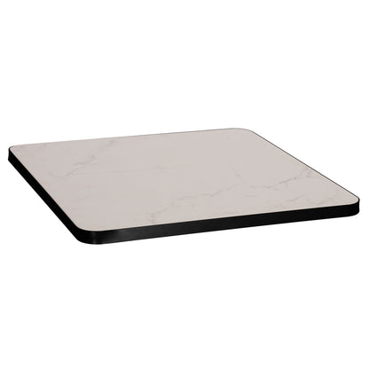 ΕΠΙΦΑΝΕΙΑ ΤΡΑΠΕΖΙΟΥ SINTERED STONE ΤΕΤΡΑΓΩΝΗ HM6655.02 ΠΛΑΙΣΙΟ ALU ΜΑΥΡΟ 80x80εκ.