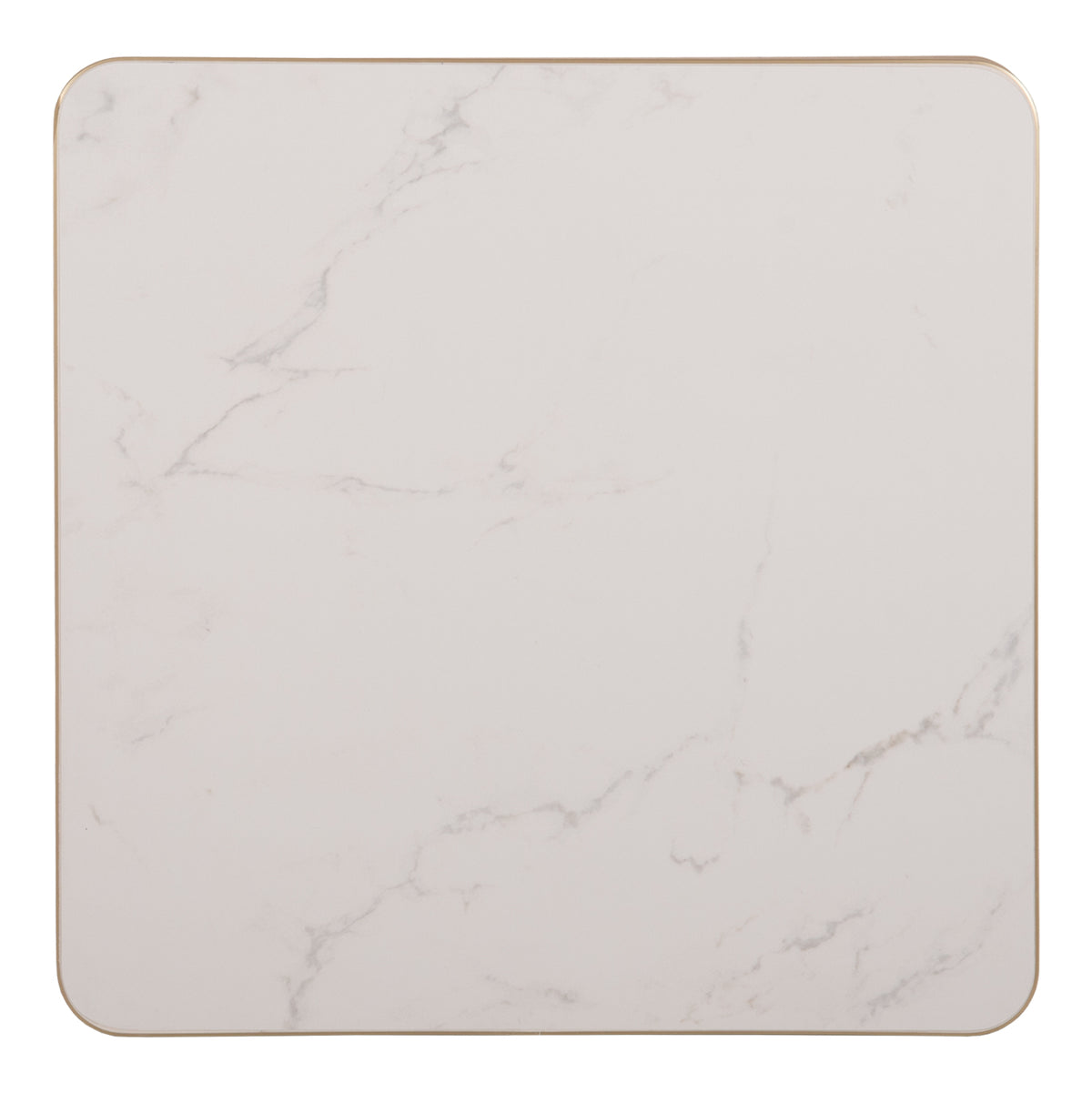 ΕΠΙΦΑΝΕΙΑ ΤΡΑΠΕΖΙΟΥ SINTERED STONE ΤΕΤΡΑΓΩΝΗ HM6654.12 ΛΕΥΚΟ ΜΑΡΜΑΡΟ 70x70εκ.