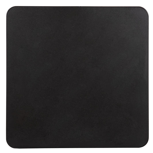 ΕΠΙΦΑΝΕΙΑ ΤΡΑΠΕΖΙΟΥ SINTERED STONE ΤΕΤΡΑΓΩΝΗ HM6655.01 ΠΛΑΙΣΙΟ ALU ΜΑΥΡΟ 80x80εκ.