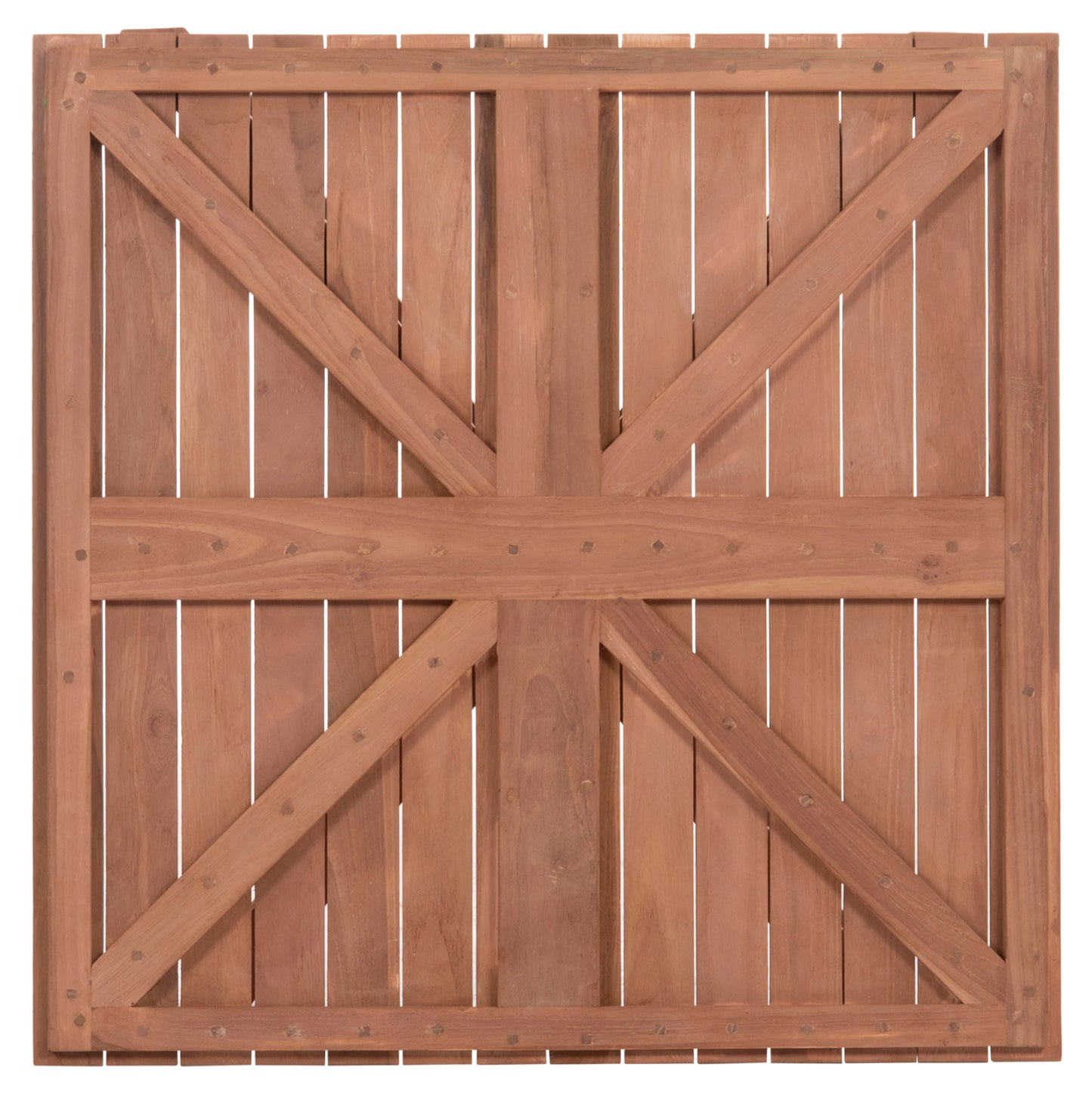 TABLETOP SQUARE HM18136 TEAK WOOD--NATURAL COLOR 70x70x4(thickness)cm.