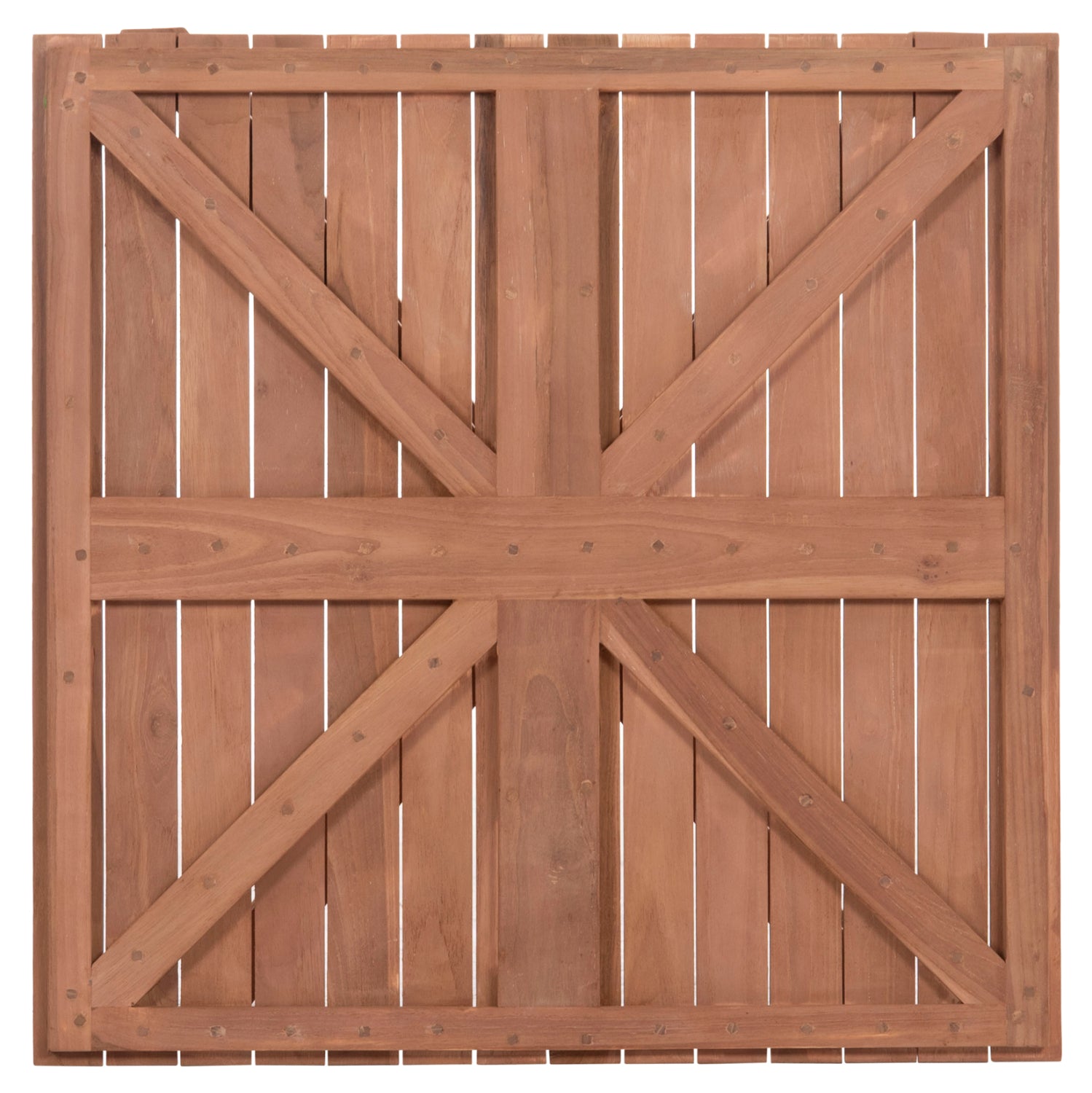 TABLETOP SQUARE HM18136 TEAK WOOD--NATURAL COLOR 70x70x4(thickness)cm.