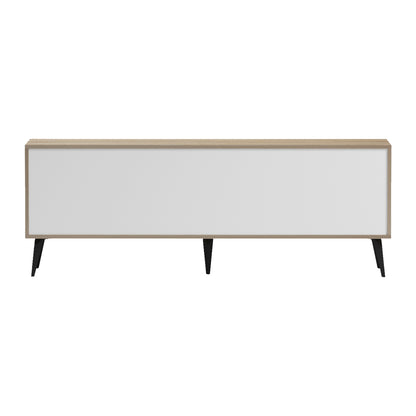 TV FURNITURE SAVORE HM18369.13 MELAMINE IN SONAMA/GREY 140Χ35.5Χ51Hcm.