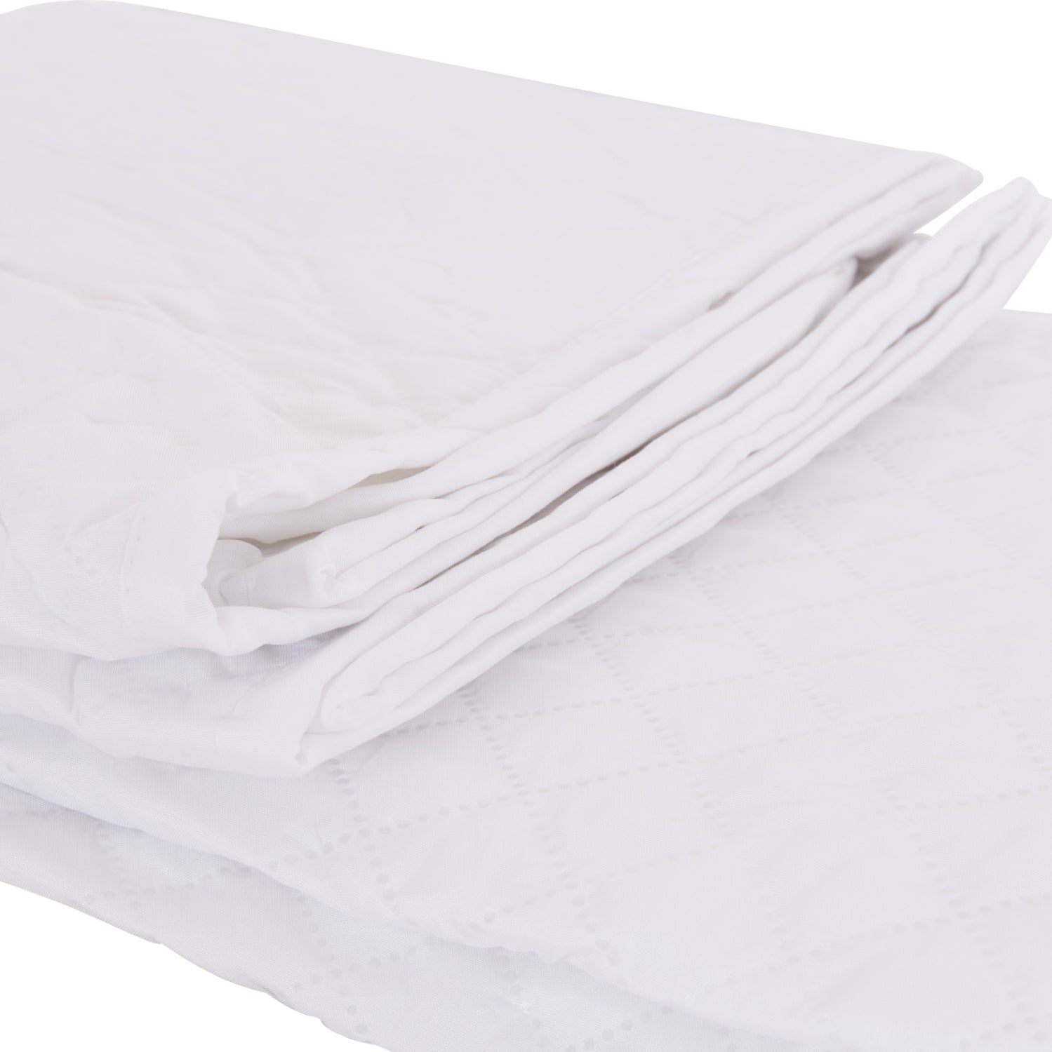 MATTRESS PAD WATERPROOF VELURA HM12174.160 MICROFIBER & PU--4 RUBBER BANDS 160x200cm.