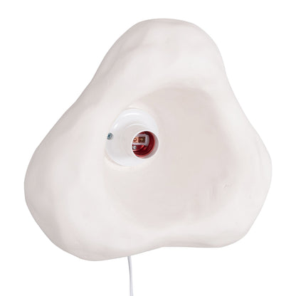 WALL SCONCE LUXON HM4701.02S FIBER CEMENT IN WHITE 28x15x25Hcm.