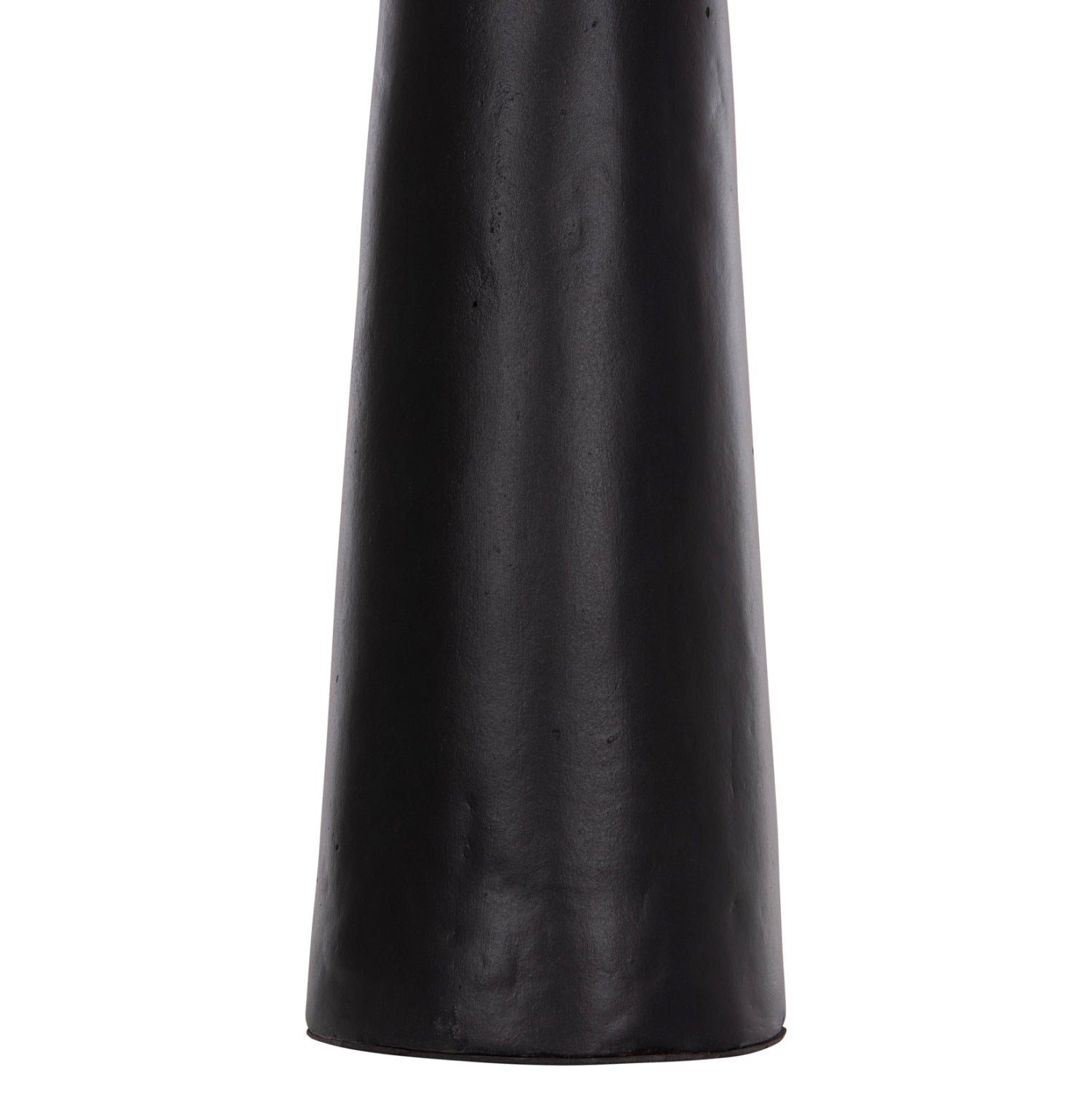 TABLE DECORATIVE VASE LEKKAN HM4664.01L TERRACOTA IN BLACK--Φ18x38Hcm.