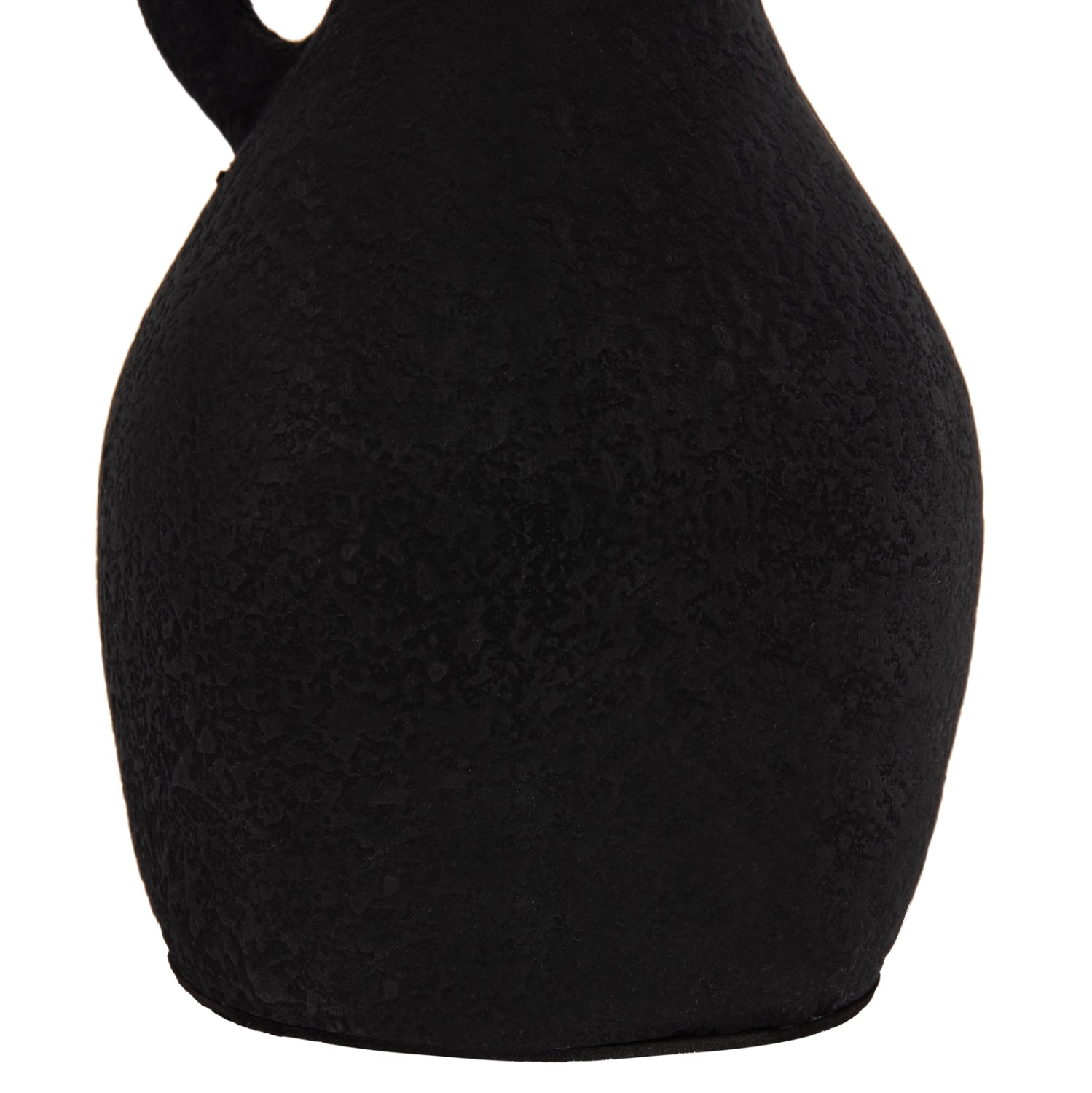 TABLE DECORATIVE VASE DECANT HM4667.01L TERRACOTA IN BLACK--Φ14x21Hcm.