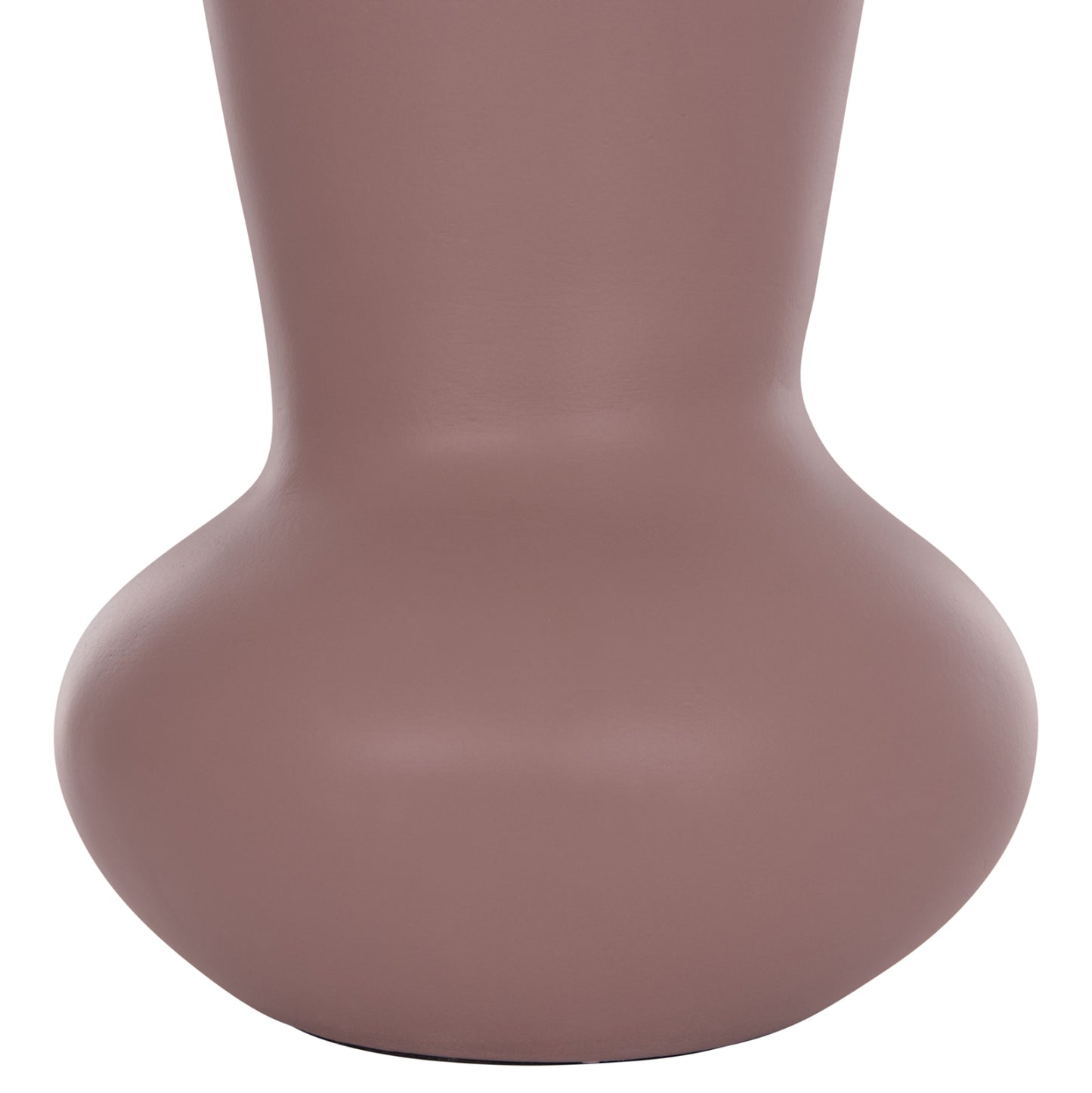 TABLE DECORATIVE VASE CHELIN HM4670L TERRACOTA IN PURPLE--Φ22x37Hcm.