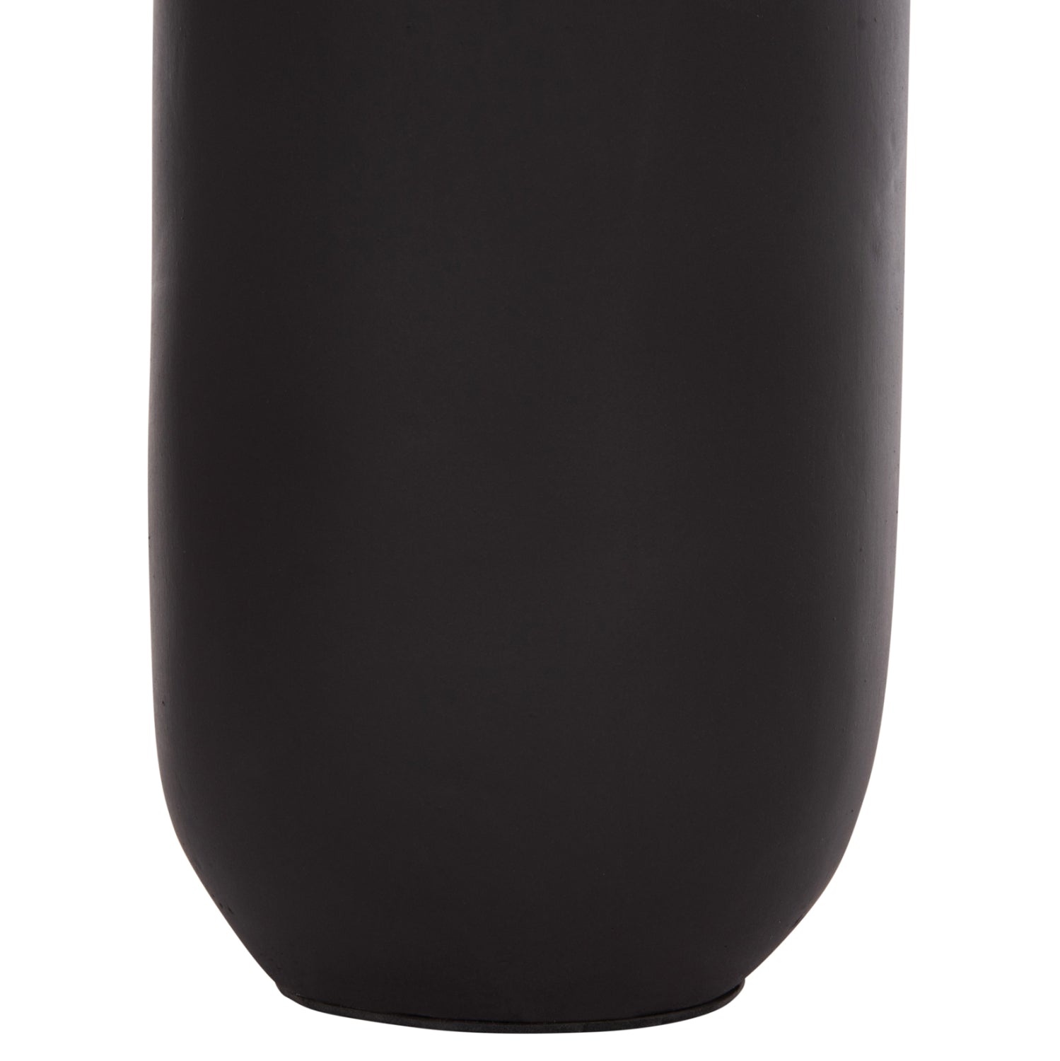 TABLE DECORATIVE VASE CAMMER HM4687.01M TERRACOTA IN BLACK--Φ13x34Hcm.