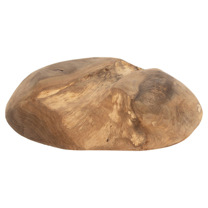 TABLE DECOR BOWL YOKI HM9628 TEAK WOOD Φ39x6.5Hcm.