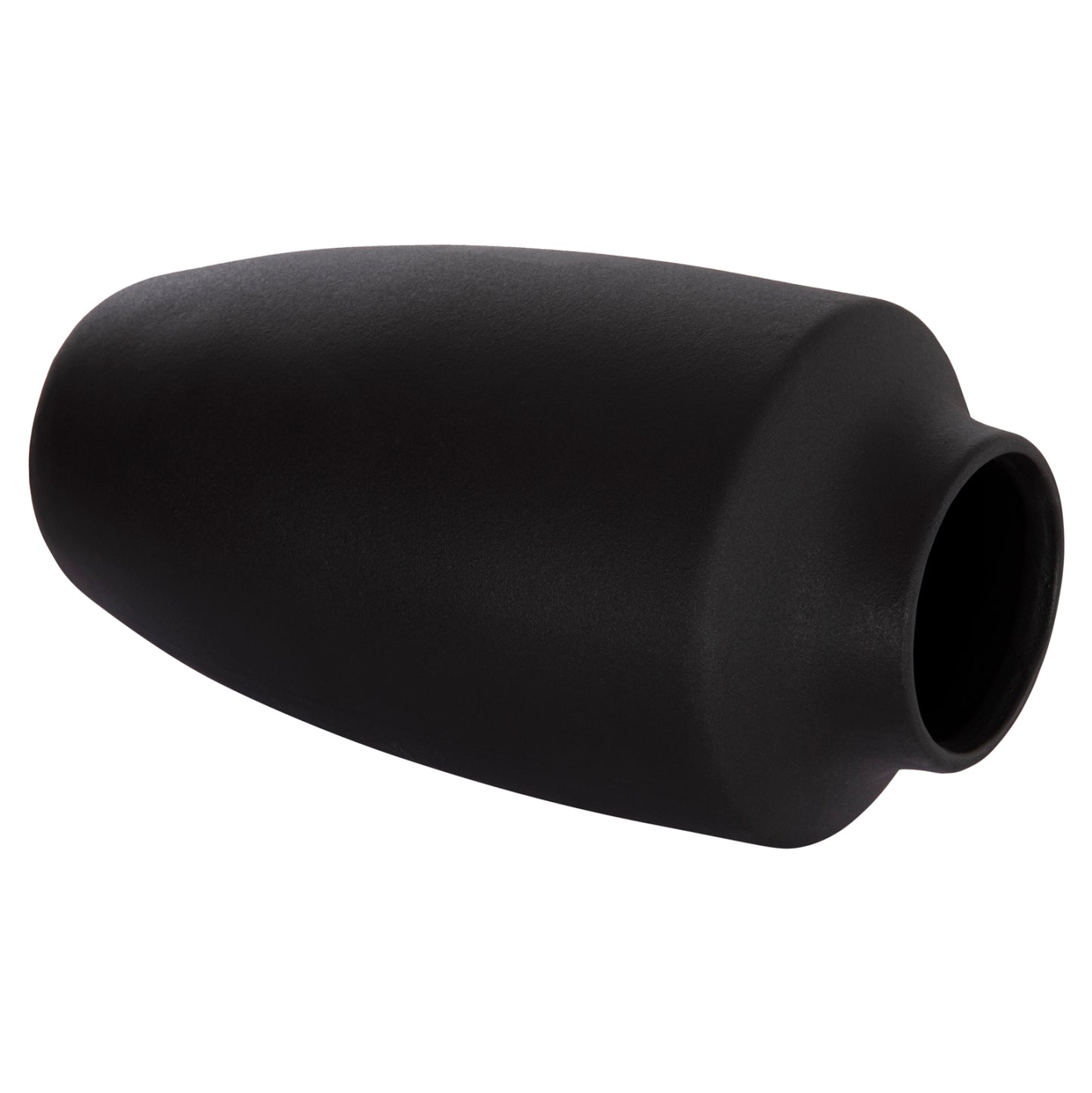 CERAMIC TABLE DECOR "GALAD" HM4588.02 BLACK MATTE Φ16x32Hcm.