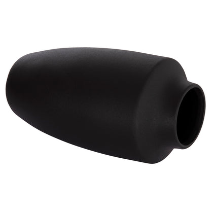CERAMIC TABLE DECOR "GALAD" HM4588.02 BLACK MATTE Φ16x32Hcm.