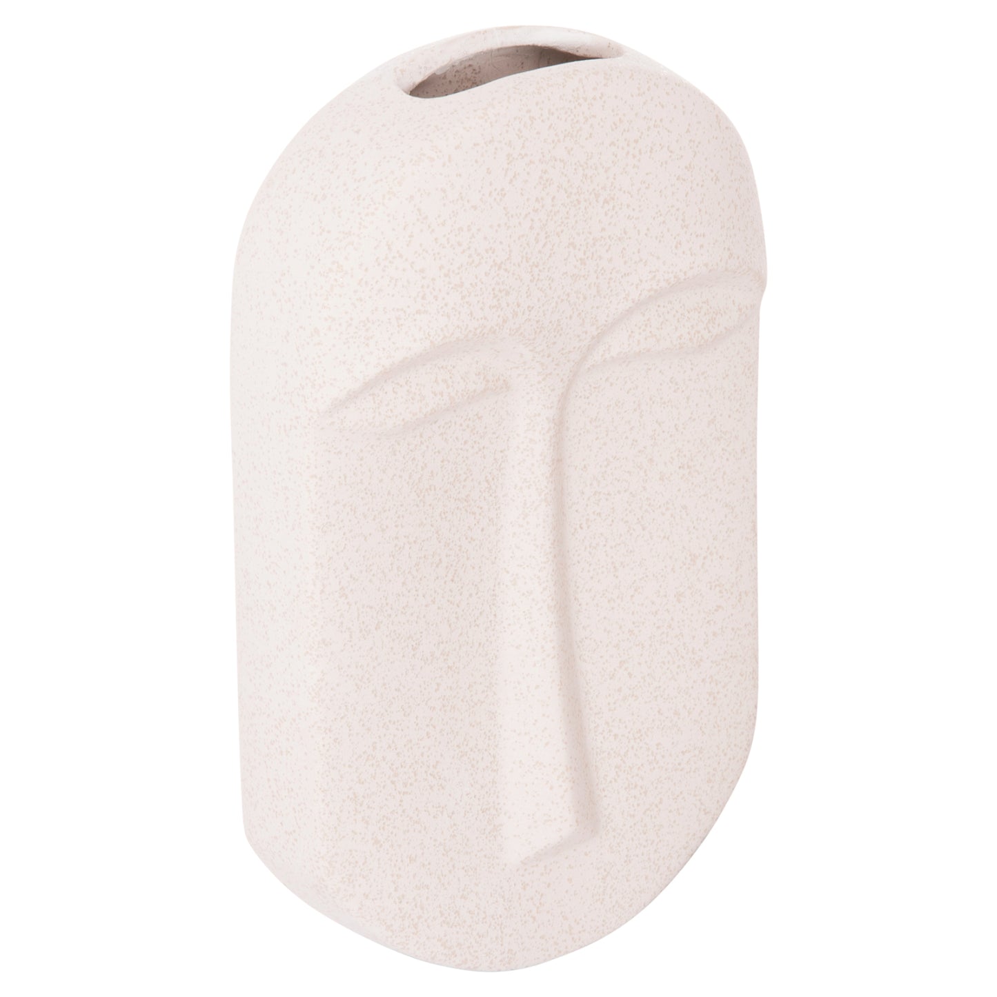 CERAMIC TABLE DECOR HUMANS FB94586 OFF WHITE WITH CRYSTALLISATION 17x5.5x28Hcm.
