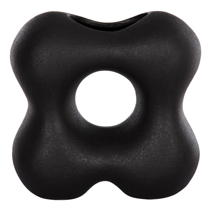 CERAMIC TABLE DECOR SEBOR HM4594.02 MATTE BLACK 18x9x18Hcm.