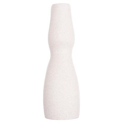 CERAMIC TABLE DECOR ISIL HM4598.01 OFF WHITE WITH CRYSTALLIZATION 26x9.5x29.5Hcm.