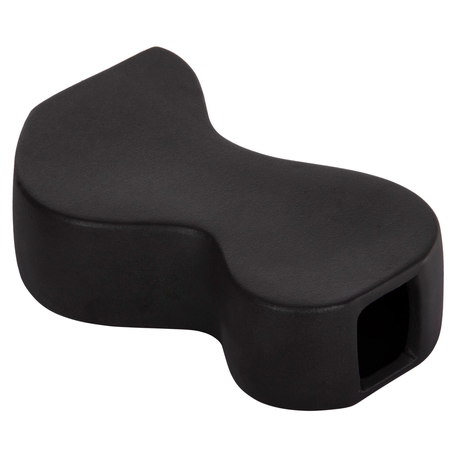 CERAMIC TABLE DECOR SERIES "SEBOR" HM4590.02 BLACK MATTE 13x6x22Hcm.