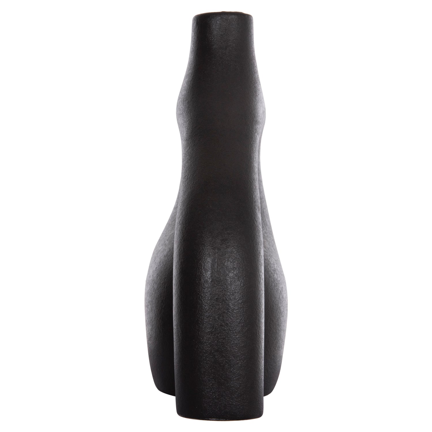 CERAMIC TABLE DECOR ISIL HM4597.02 BLACK MATTE 29.5x11x29Hcm.