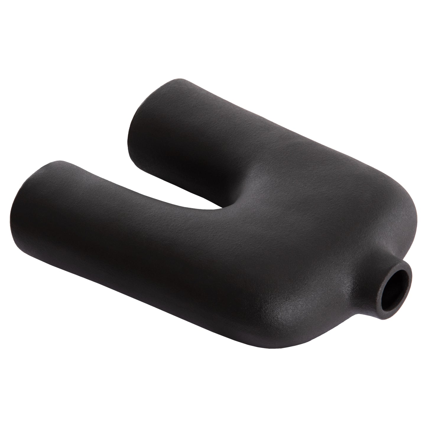 CERAMIC TABLE DECOR SERIES ISIL HM4599.02 BLACK MATTE 22x8x29Hcm.
