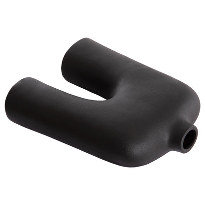 CERAMIC TABLE DECOR SERIES ISIL HM4599.02 BLACK MATTE 22x8x29Hcm.