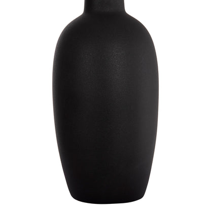 CERAMIC TABLE DECOR ELENDIL HM4591.02 MATTE BLACK Φ12x39.5Hcm.