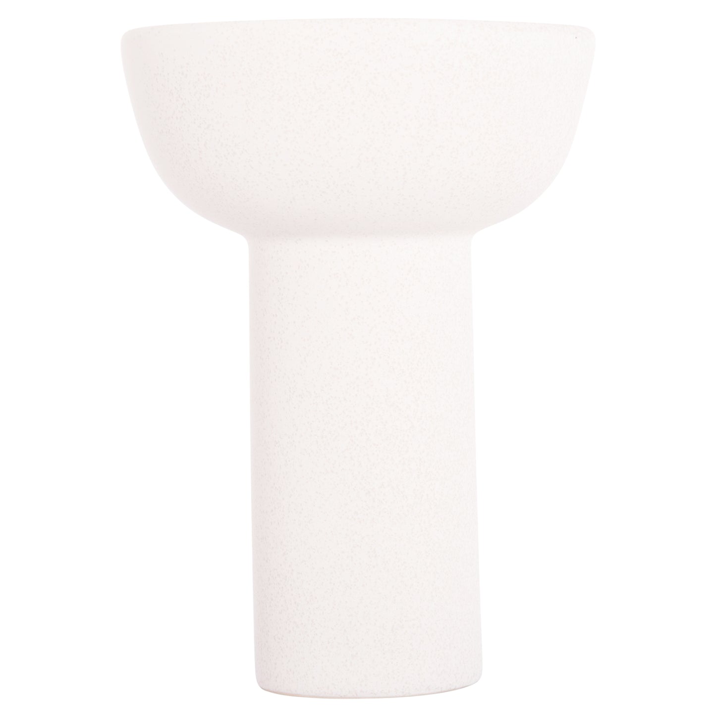 CERAMIC TABLE DECOR ELENDIL HM4602.01 OFF WHITE WITH CRYSTALLISATION Φ23x32H cm.
