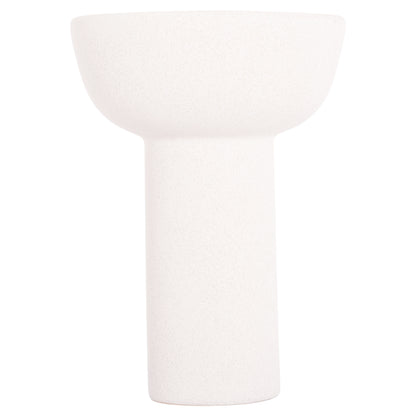 CERAMIC TABLE DECOR ELENDIL HM4602.01 OFF WHITE WITH CRYSTALLISATION Φ23x32H cm.
