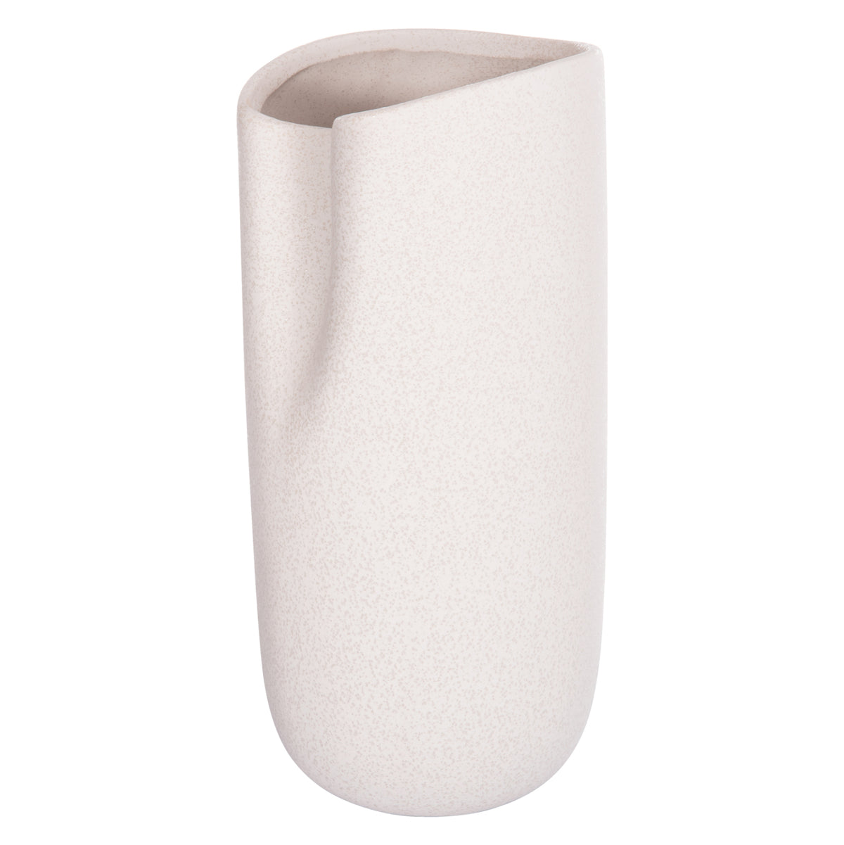 ΕΠΙΤΡΑΠΕΖΙΟ ΚΕΡΑΜΙΚΟ ΔΙΑΚΟΣΜΗΤΙΚΟ GLAZE HM4606.01 ΚΡΥΣΤΑΛΛΙΚΟ ΥΠΟΛΕΥΚΟ 17x16,5x37Υεκ