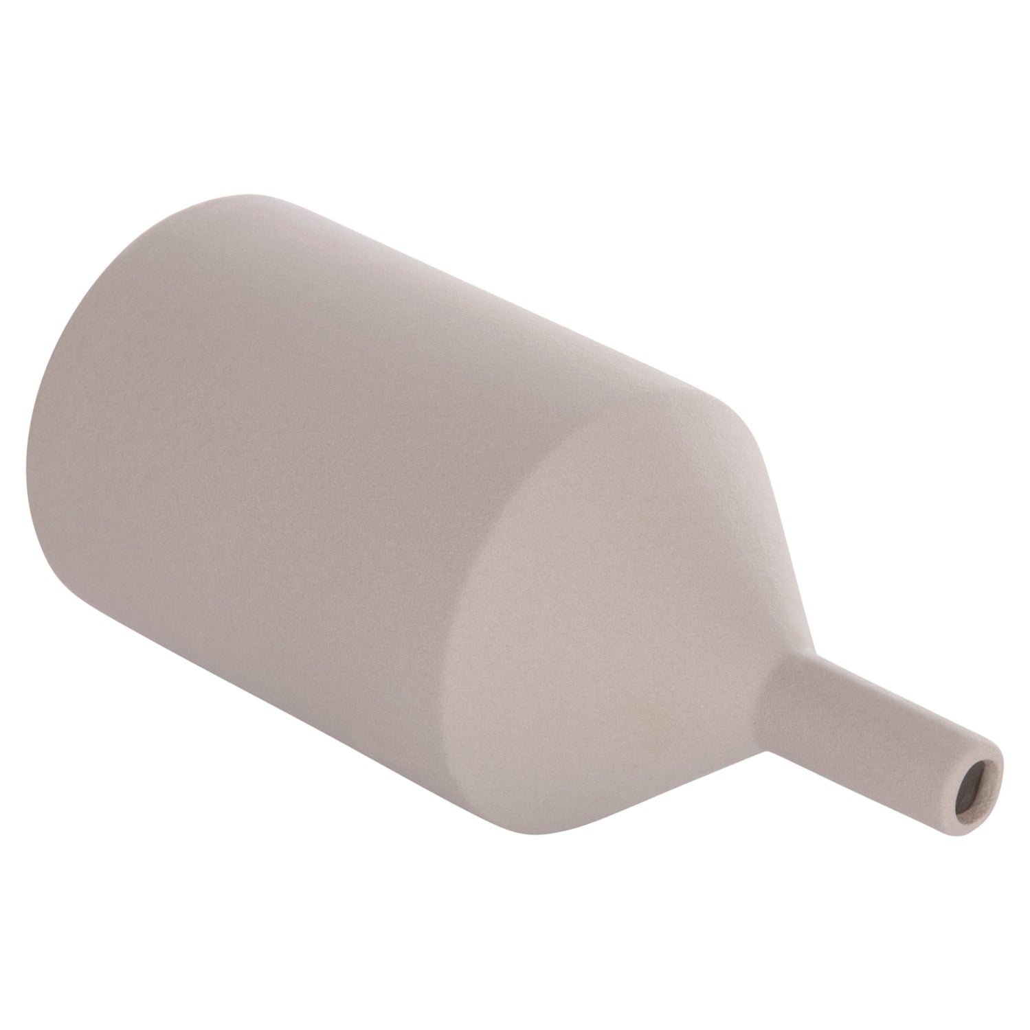 CERAMIC TABLE DECOR GALAD HM4608.03 GREY MATTE Φ13,5x30,5Hcm.
