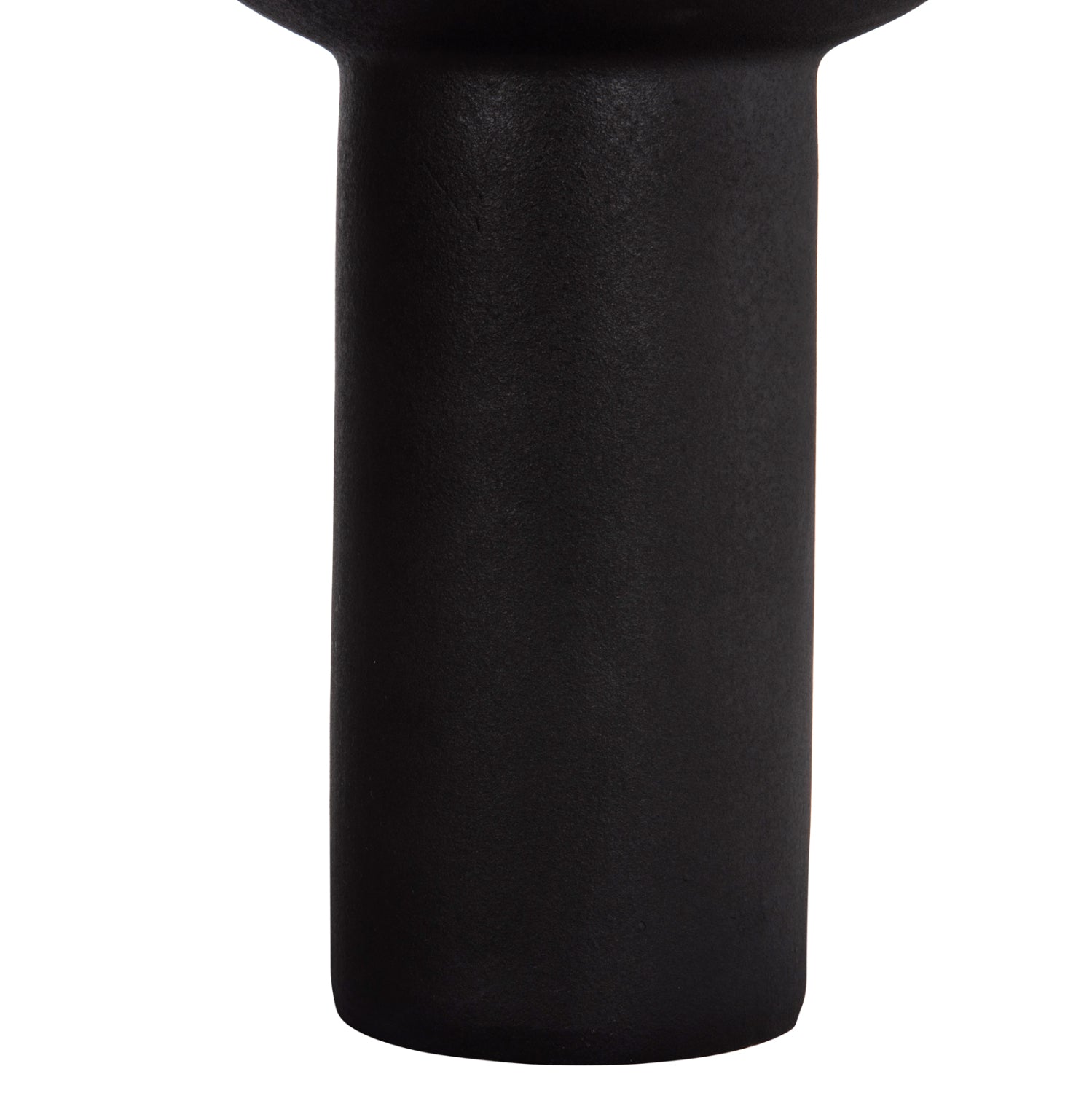 CERAMIC TABLE DECOR ELENDIL HM4602.02 MATTE BLACK Φ23x32H cm.