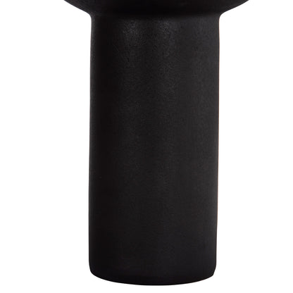 CERAMIC TABLE DECOR ELENDIL HM4602.02 MATTE BLACK Φ23x32H cm.