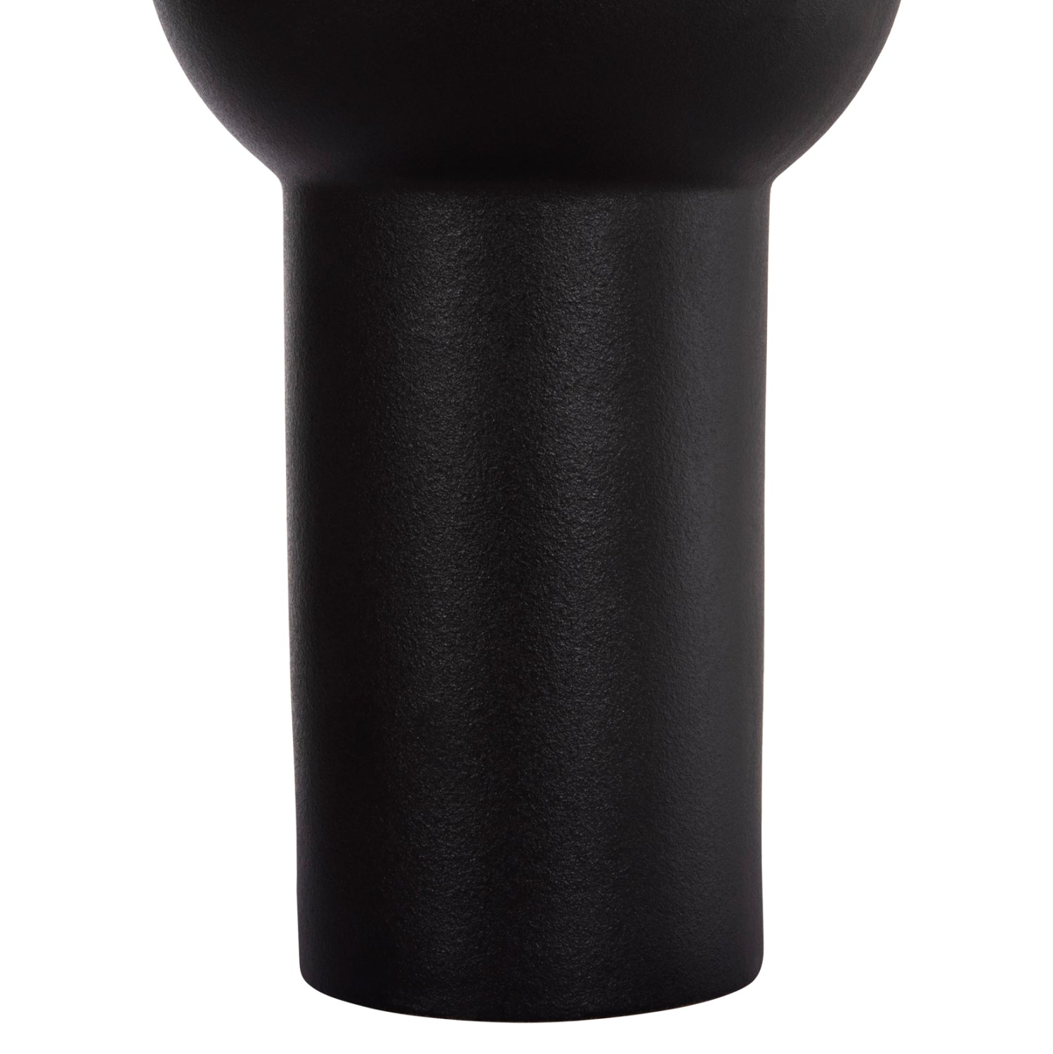 CERAMIC TABLE DECOR SCEPTER HM4605.02 MATTE BLACK Φ15x30Hcm.