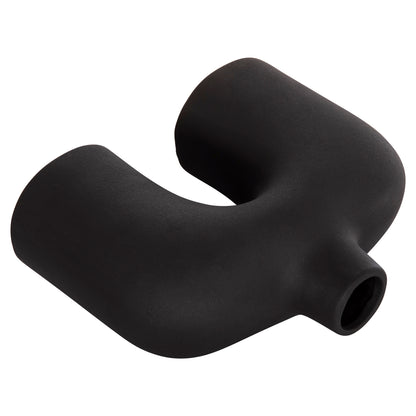 CERAMIC TABLE DECOR ISIL HM4600.02 MATTE BLACK 27x9,5x22,5Η cm.