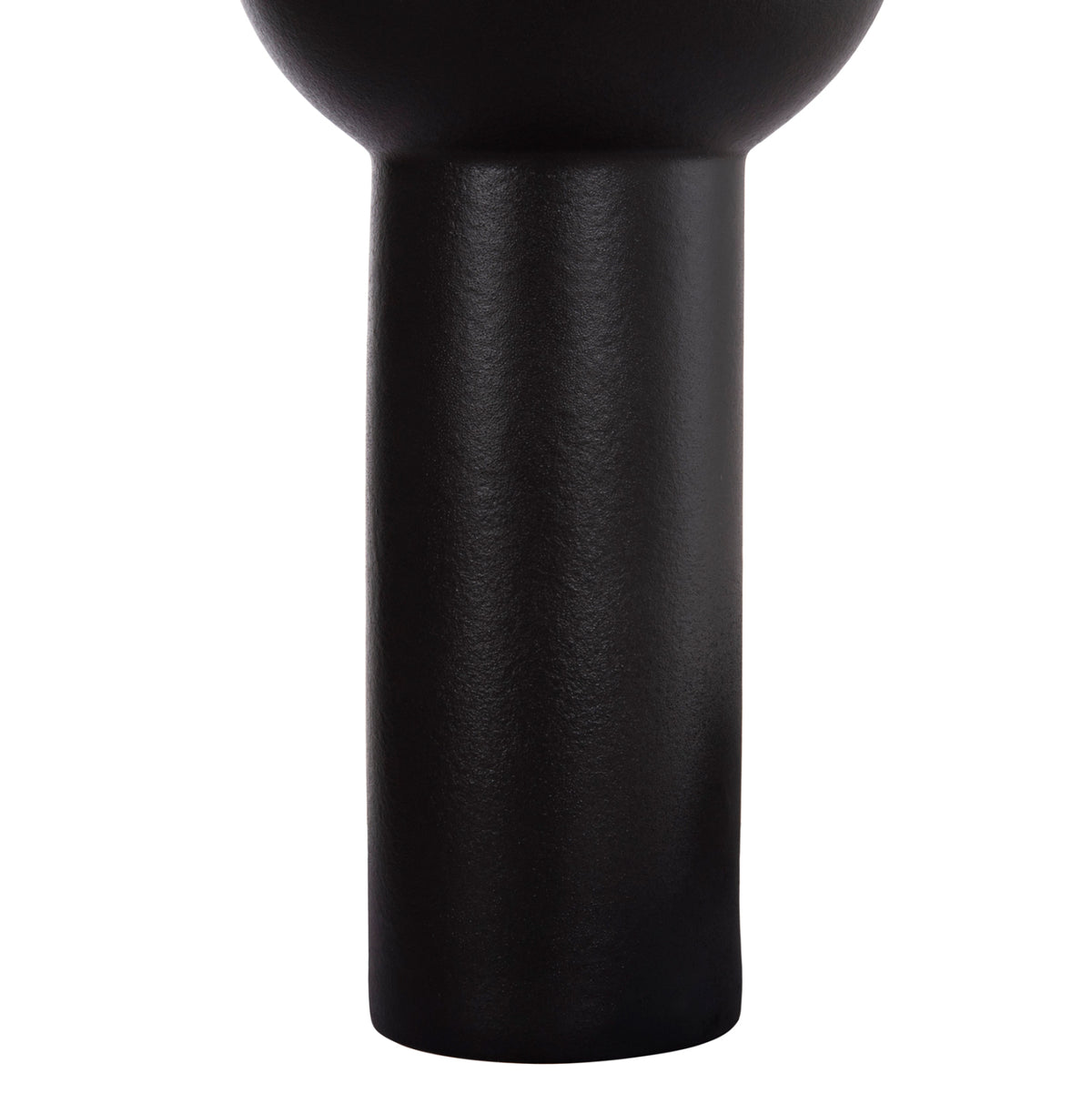 ΕΠΙΤΡΑΠΕΖΙΟ ΚΕΡΑΜΙΚΟ ΔΙΑΚΟΣΜΗΤΙΚΟ SCEPTER HM4604.02 ΜΑΥΡΟ ΜΑΤ Φ17x39Υεκ