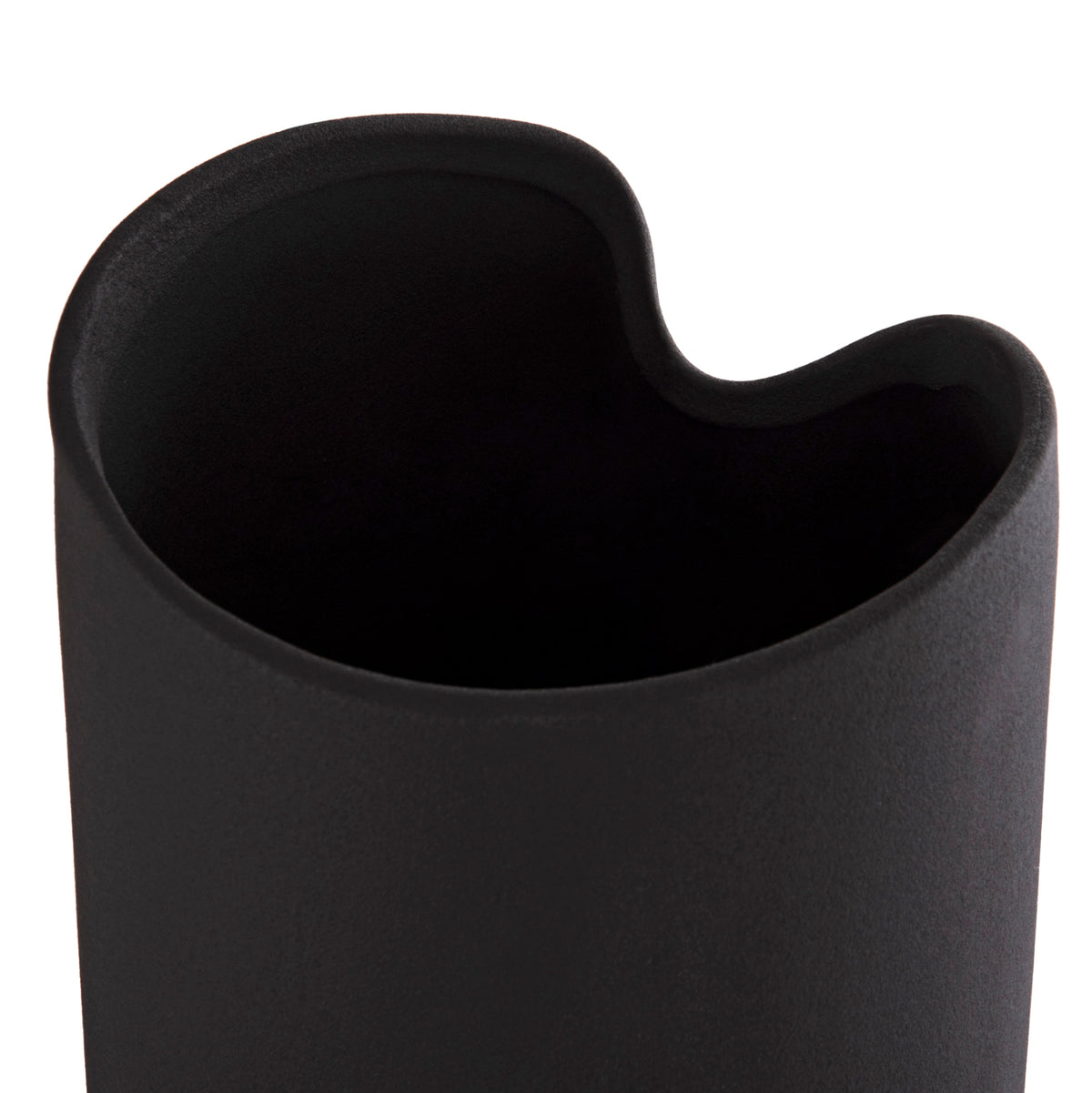 ΕΠΙΤΡΑΠΕΖΙΟ ΚΕΡΑΜΙΚΟ ΔΙΑΚΟΣΜΗΤΙΚΟ GLAZE HM4606.02 ΜΑΥΡΟ ΜΑΤ 17x16,5x37Υεκ