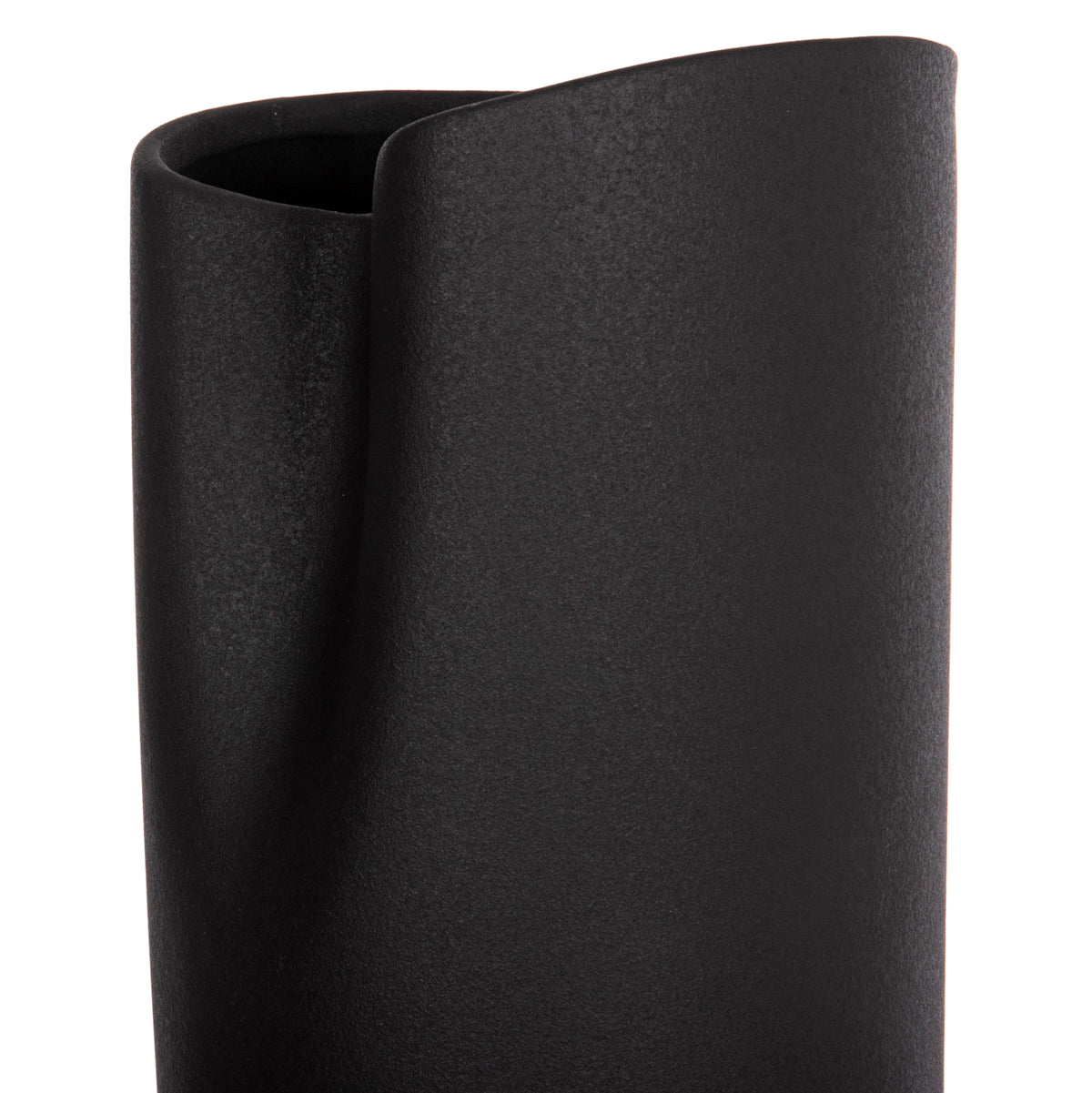 ΕΠΙΤΡΑΠΕΖΙΟ ΚΕΡΑΜΙΚΟ ΔΙΑΚΟΣΜΗΤΙΚΟ GLAZE HM4606.02 ΜΑΥΡΟ ΜΑΤ 17x16,5x37Υεκ