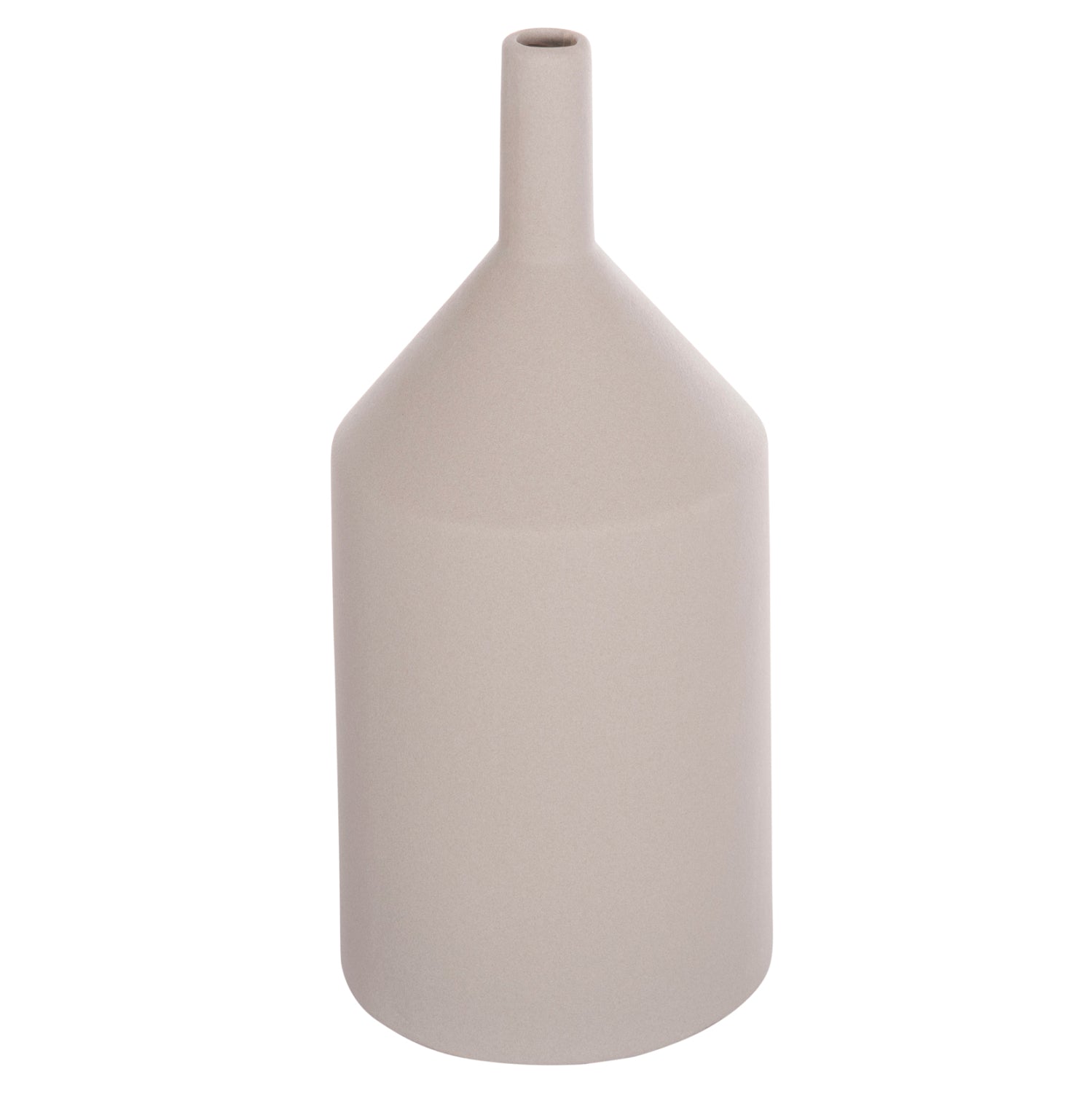 CERAMIC TABLE DECOR GALAD HM4608.03 GREY MATTE Φ13,5x30,5Hcm.