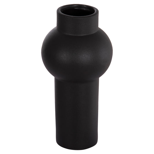 CERAMIC TABLE DECOR SCEPTER HM4605.02 MATTE BLACK Φ15x30Hcm.