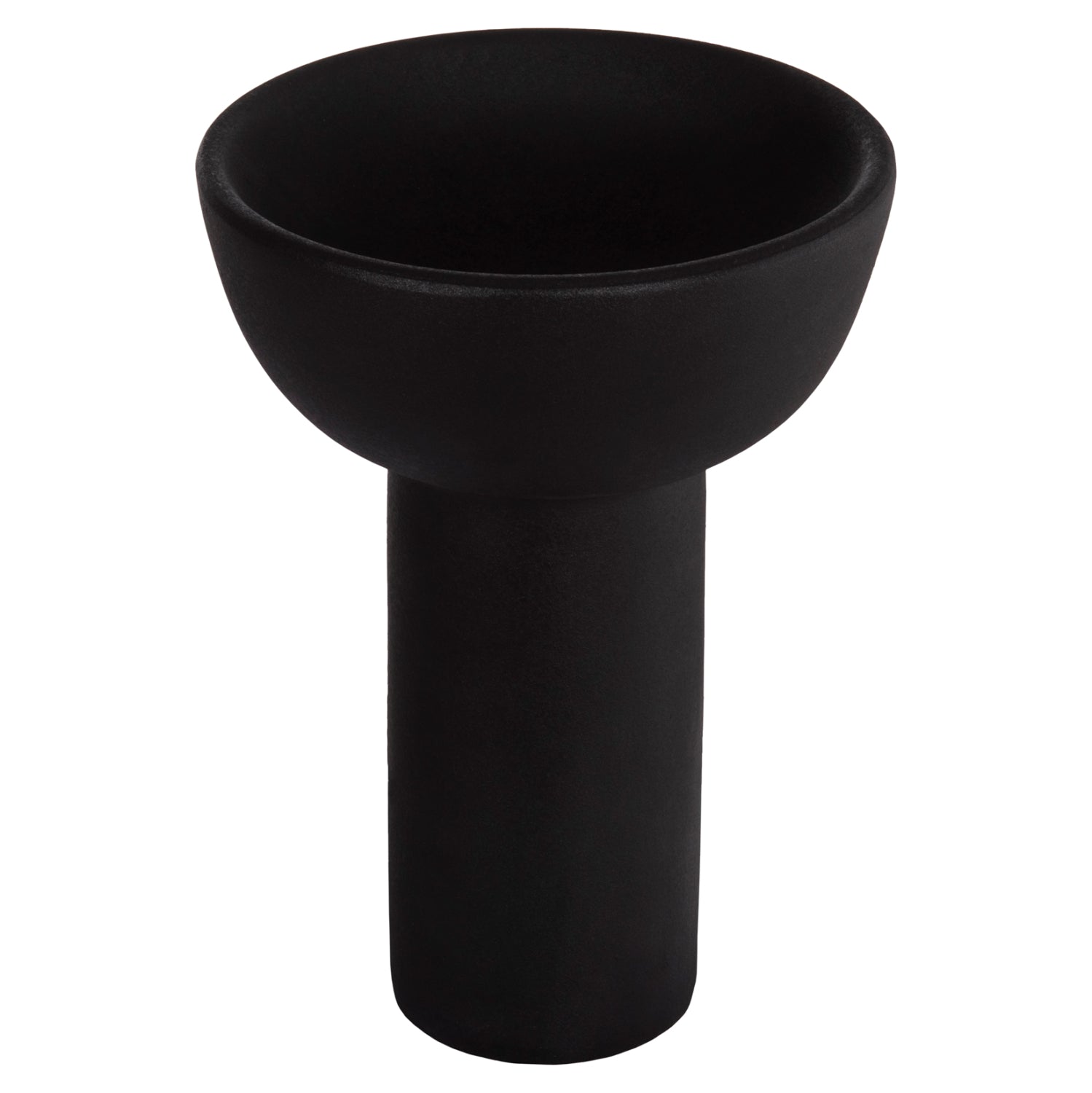 CERAMIC TABLE DECOR ELENDIL HM4602.02 MATTE BLACK Φ23x32H cm.