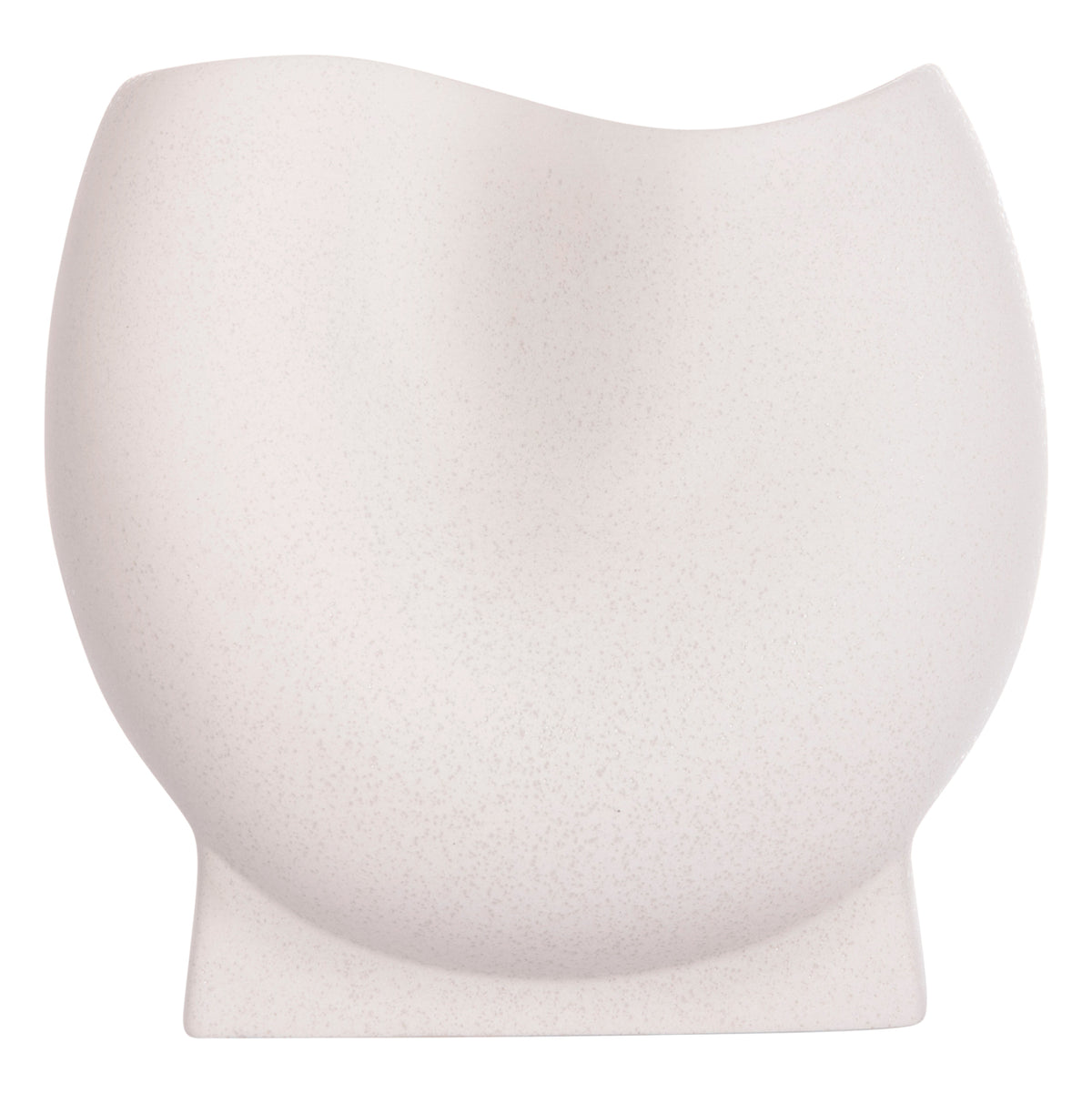ΕΠΙΤΡΑΠΕΖΙΟ ΚΕΡΑΜΙΚΟ ΔΙΑΚΟΣΜΗΤΙΚΟ GLAZE HM4610.01 ΥΠΟΛΕΥΚΟ ΚΡΥΣΤΑΛΛΙΚΟ 26x14x25Υεκ