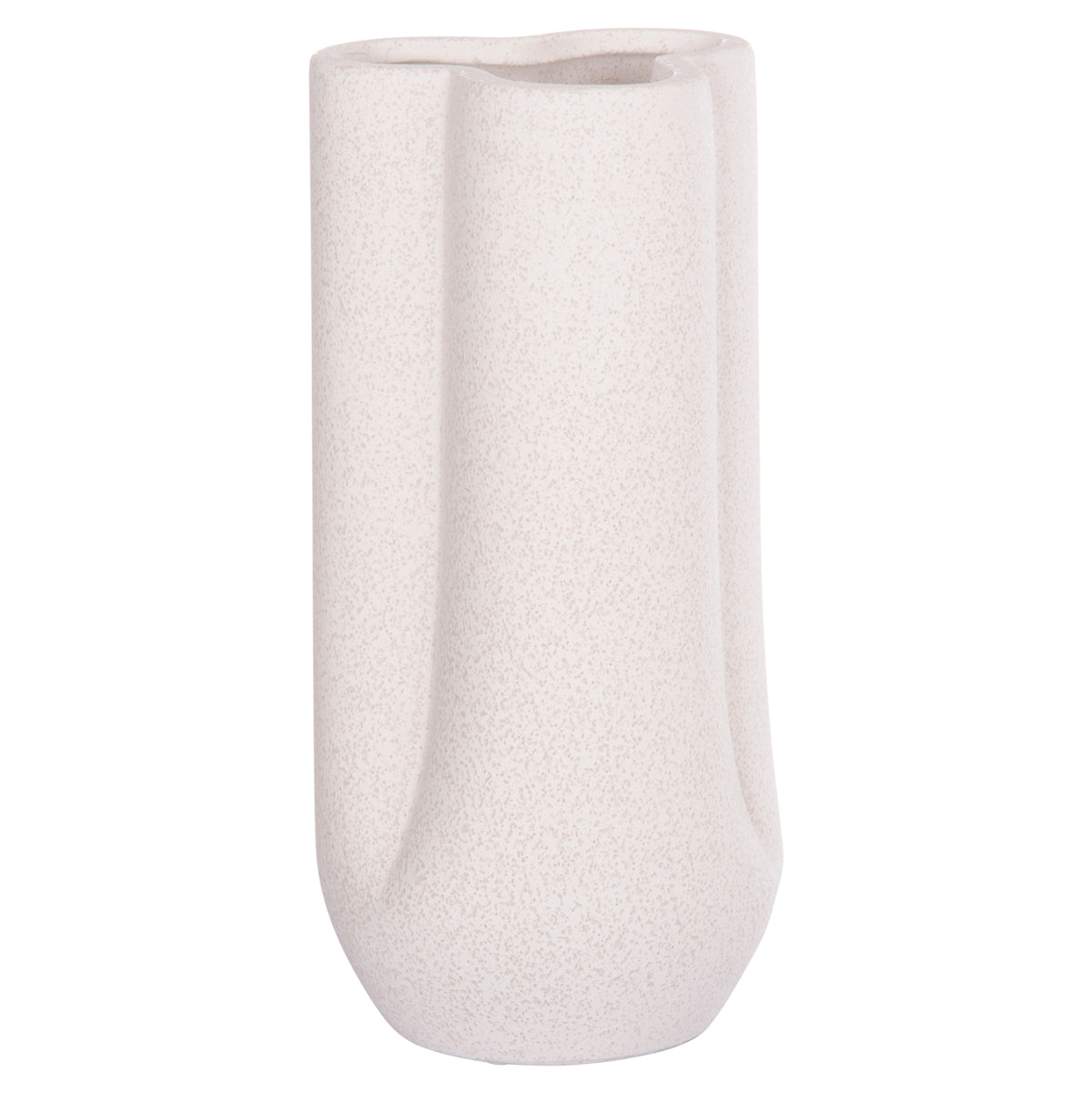 ΕΠΙΤΡΑΠΕΖΙΟ ΚΕΡΑΜΙΚΟ ΔΙΑΚΟΣΜΗΤΙΚΟ GLAZE HM4612.01 ΚΡΥΣΤΑΛΛΙΚΟ ΥΠΟΛΕΥΚΟ Φ14x29Υεκ