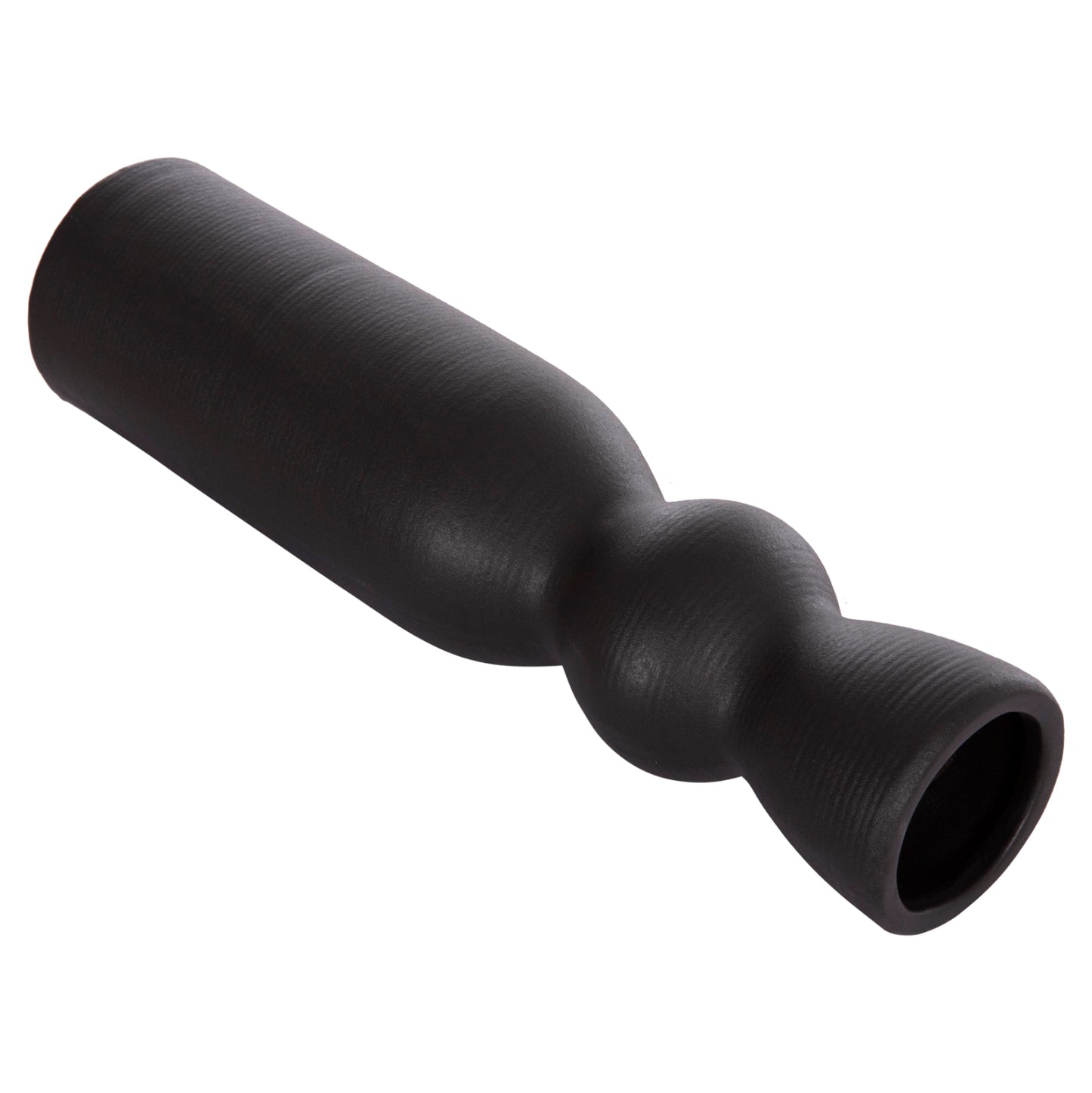 CERAMIC TABLE DECOR SCEPTER HM4614.02 MATTE BLACK Φ8.5x35Hcm.