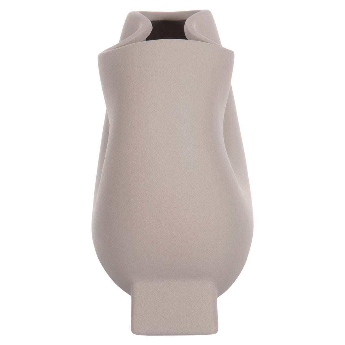 ΕΠΙΤΡΑΠΕΖΙΟ ΚΕΡΑΜΙΚΟ ΔΙΑΚΟΣΜΗΤΙΚΟ GLAZE HM4610.03 ΓΚΡΙ ΜΑΤ 26x14x25Υεκ