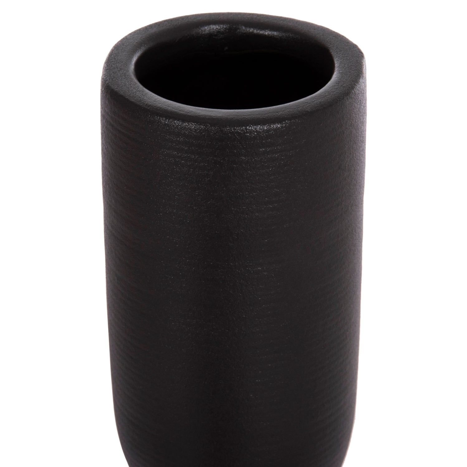 CERAMIC TABLE DECOR SCEPTER HM4615.02 MATTE BLACK Φ7.5x31Hcm.
