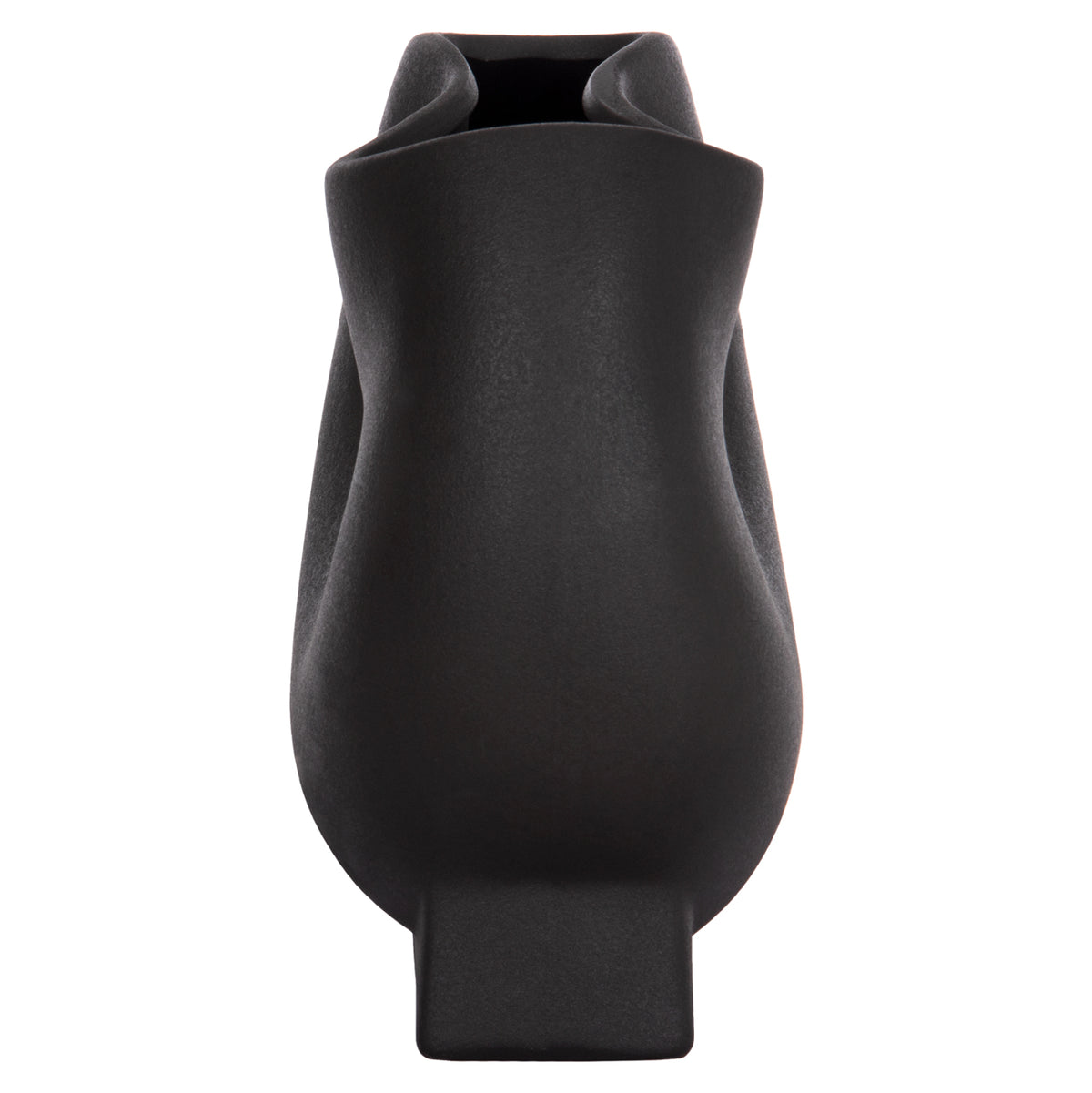ΕΠΙΤΡΑΠΕΖΙΟ ΚΕΡΑΜΙΚΟ ΔΙΑΚΟΣΜΗΤΙΚΟ GLAZE HM4610.02 ΜΑΥΡΟ ΜΑΤ 26x14x25Υεκ