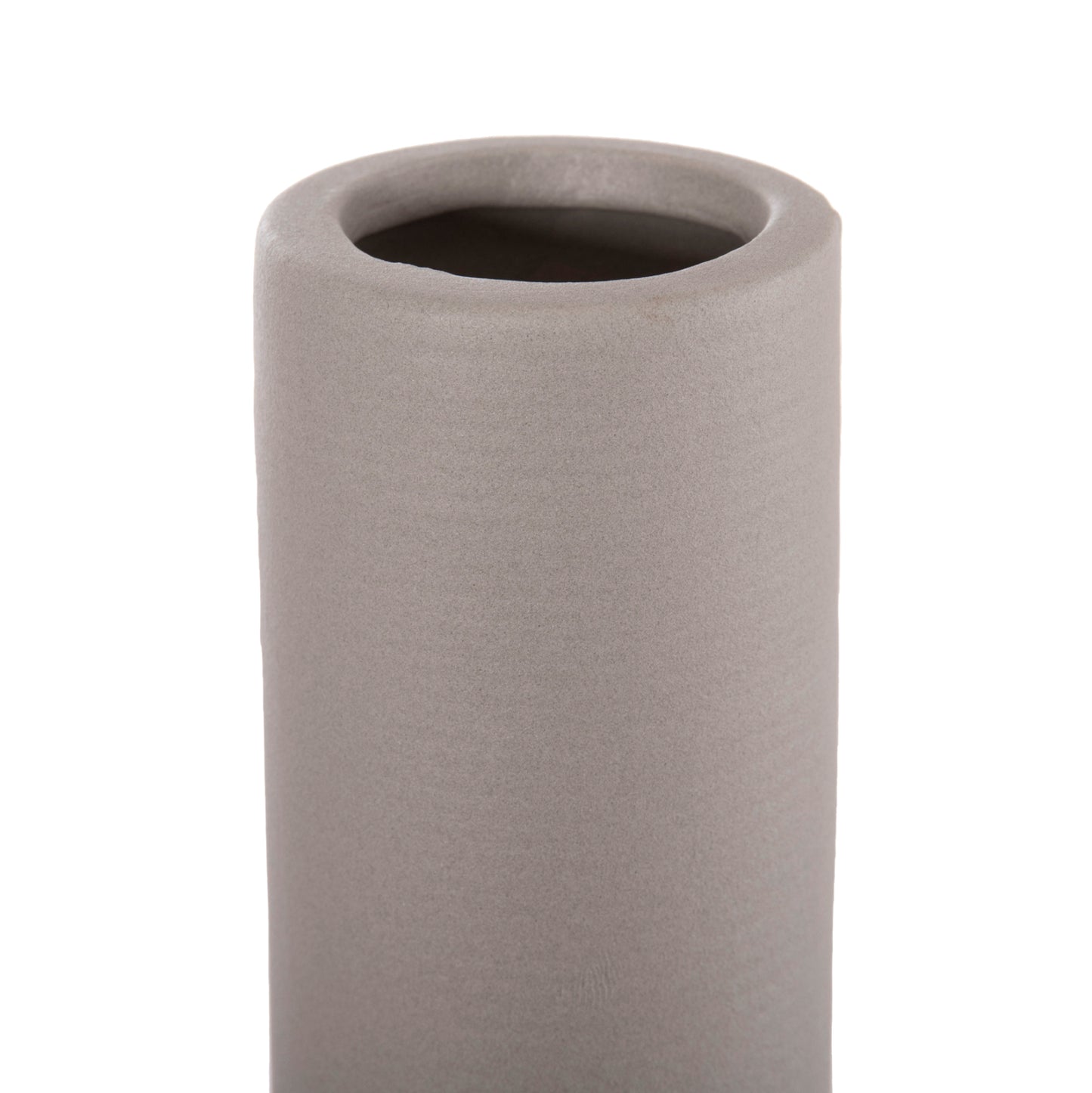 CERAMIC TABLE DECOR GALAD HM4616.02 MATTE GREY Φ11x26Hcm.