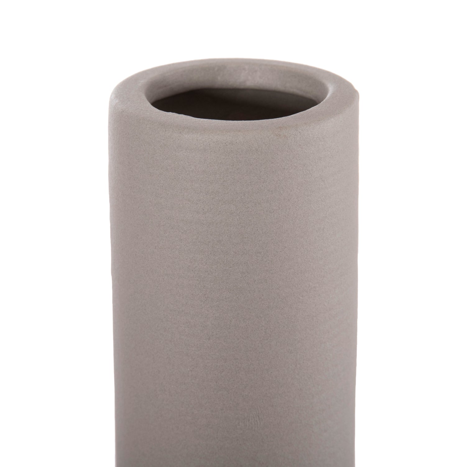 CERAMIC TABLE DECOR GALAD HM4616.02 MATTE GREY Φ11x26Hcm.