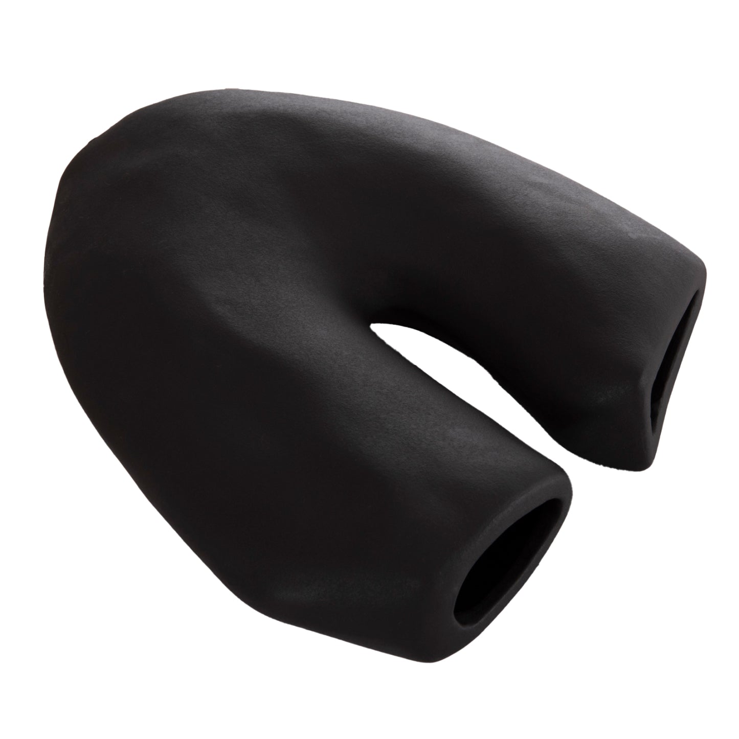 CERAMIC TABLE DECOR ARKEN HM4618.02 BLACK MATTE 29x8x37Hcm.