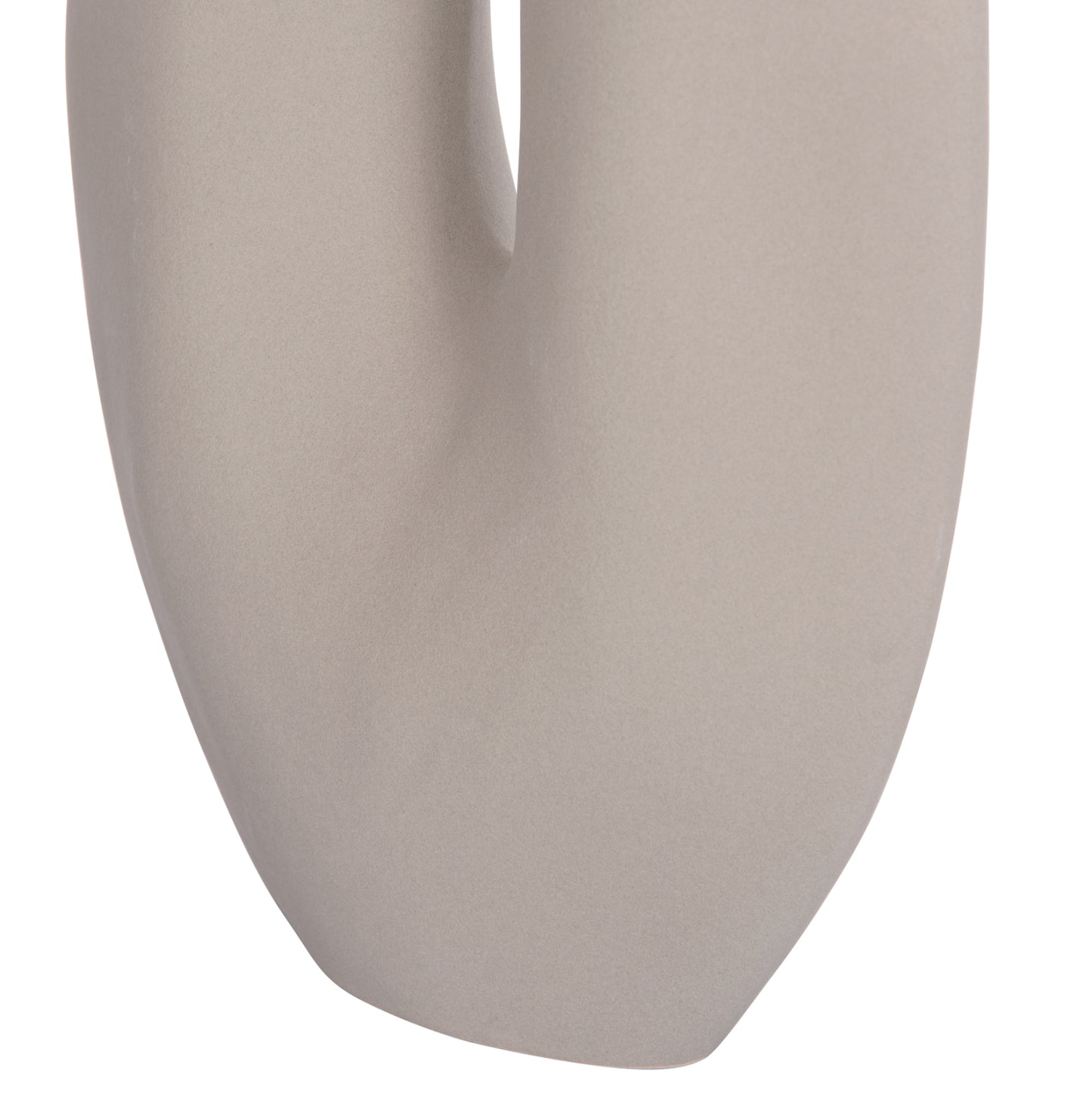 CERAMIC TABLE DECOR ARKEN HM4619.03 GREY MATTE 20.5x8x26Hcm.