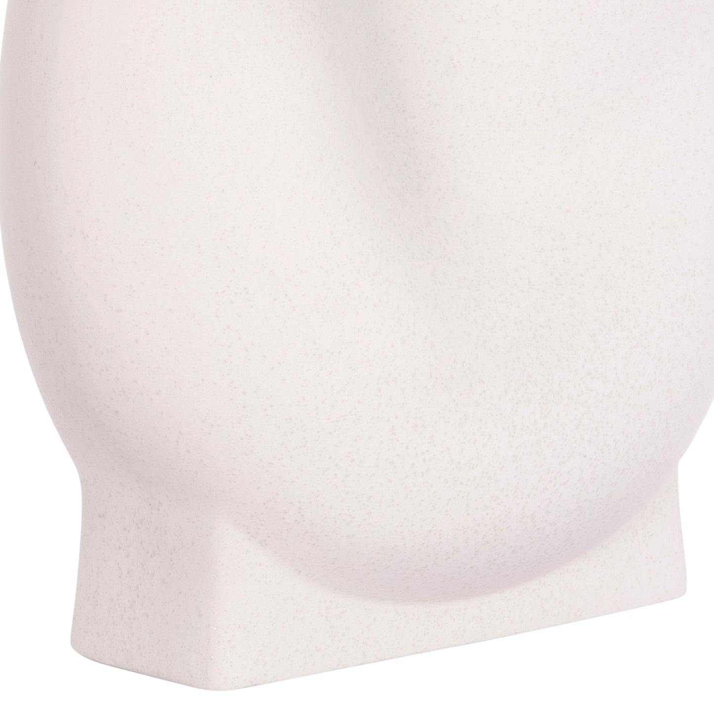 CERAMIC TABLE DECOR GLAZE HM4610.01 OFF WHITE WITH CRYSTALLISATION 26x14x25Hcm