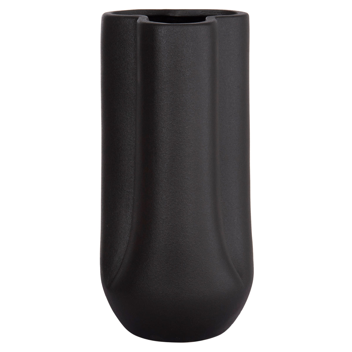 ΕΠΙΤΡΑΠΕΖΙΟ ΚΕΡΑΜΙΚΟ ΔΙΑΚΟΣΜΗΤΙΚΟ GLAZE HM4612.02 ΜΑΥΡΟ ΜΑΤ Φ14x29Υεκ